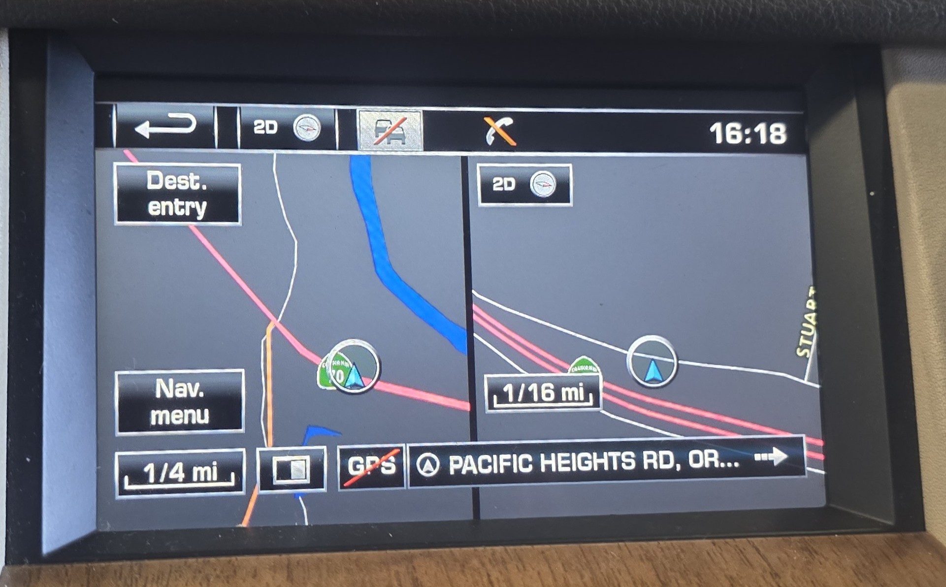 2016 LAND ROVER LR4 DASH MOUNTED STEREO INFORMATION NAVIGATION DISPLAY SCREEN — exact item pictured