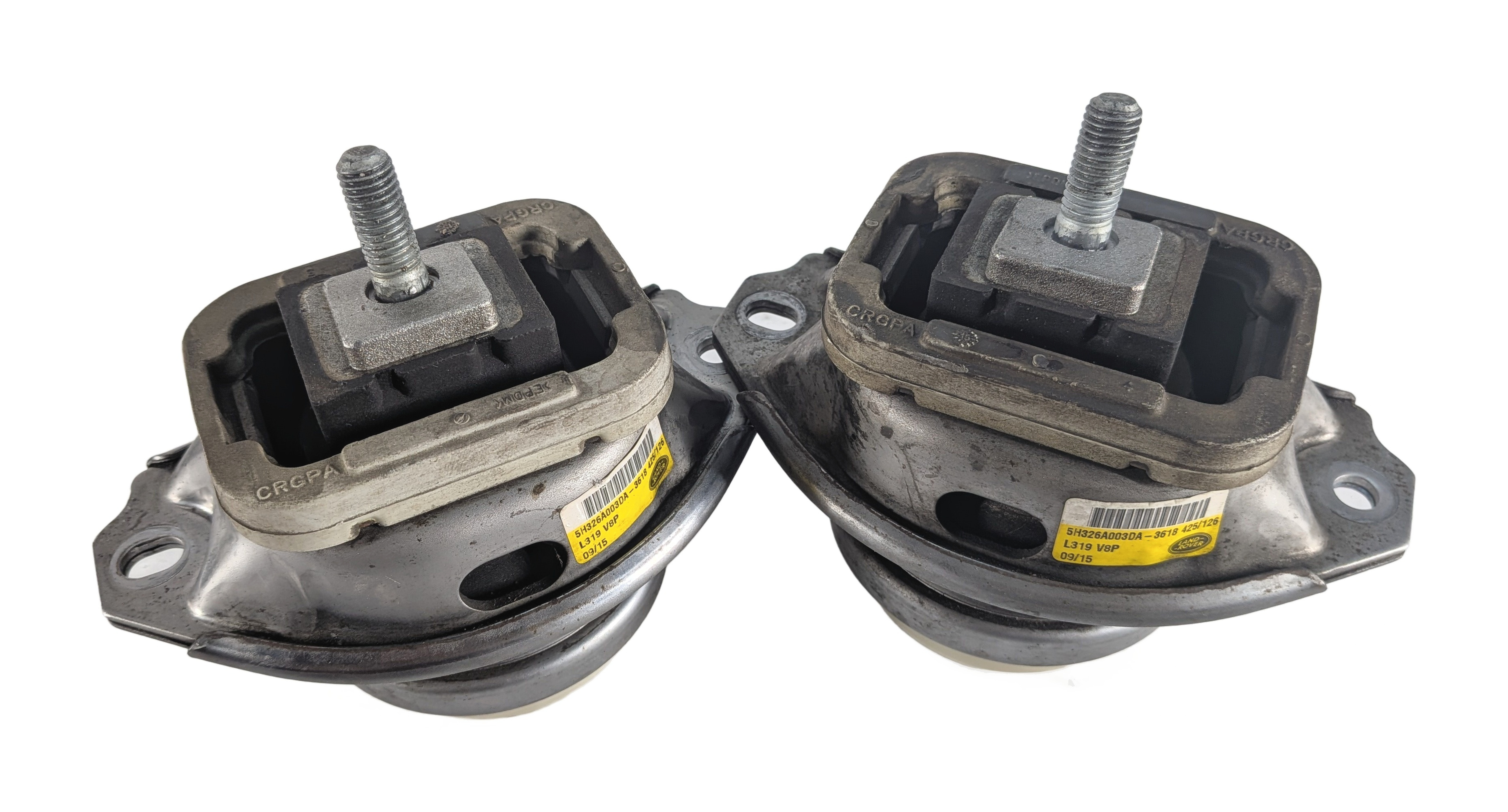 16 LAND ROVER LR4 L319 3.0L SUPER AJ126 ENGINE LEFT/RIGHT MOTOR MOUNT SET/2 — exact item pictured
