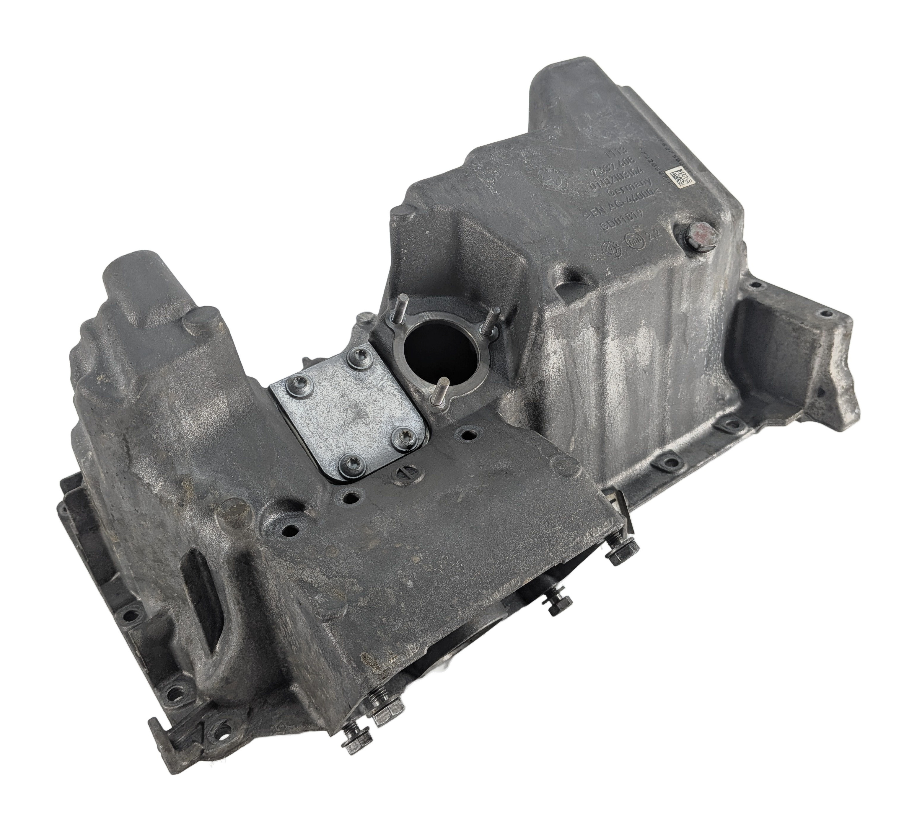 2016-2018 BMW X5 40E (F15) 2.0L HYBRID ENGINE OIL PAN SUMP — exact item pictured