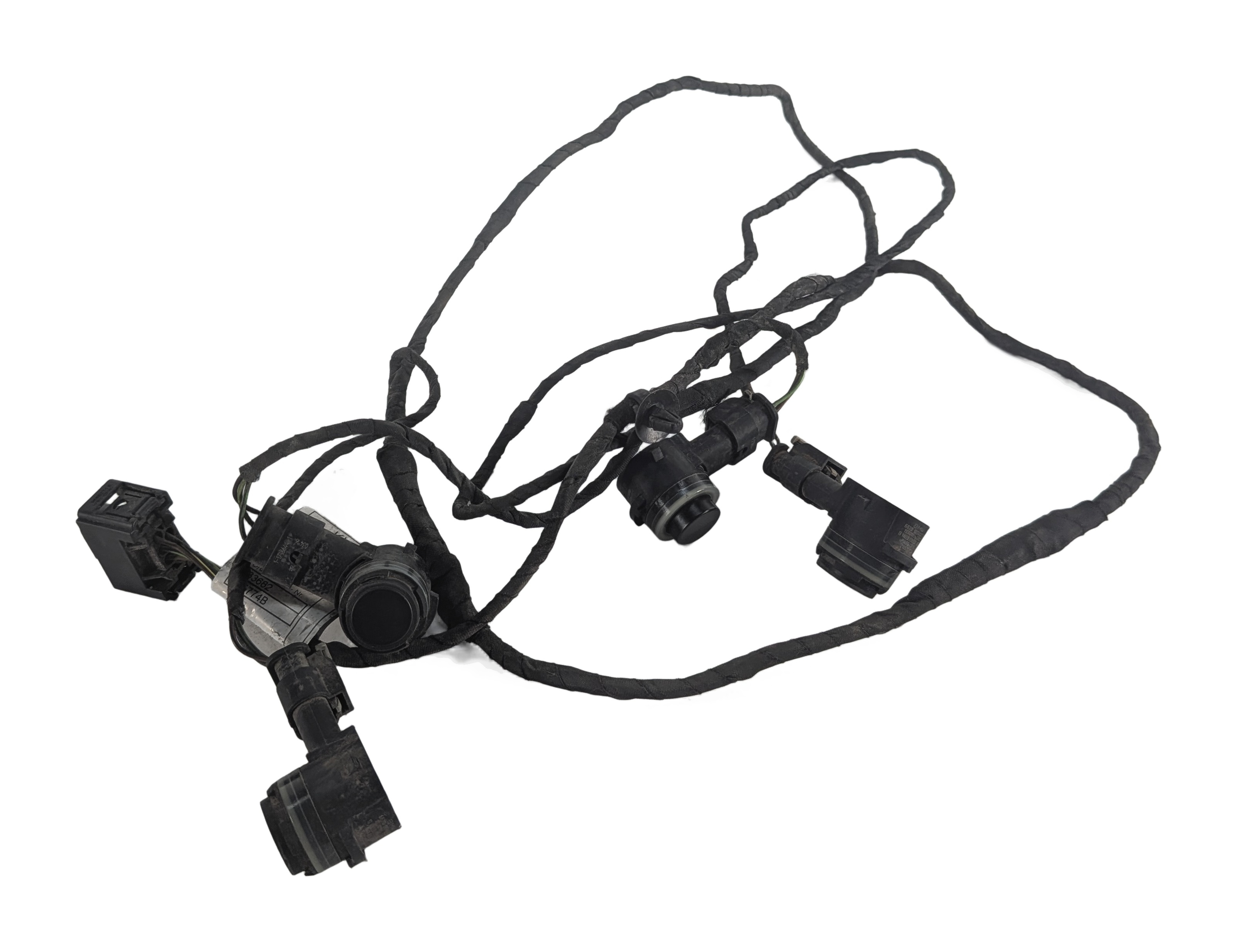 2016 BMW X5 F15 REAR PARK ASSIST PDC SENSORS SET w/ BUMPER WIRING HARNESS — exact item pictured