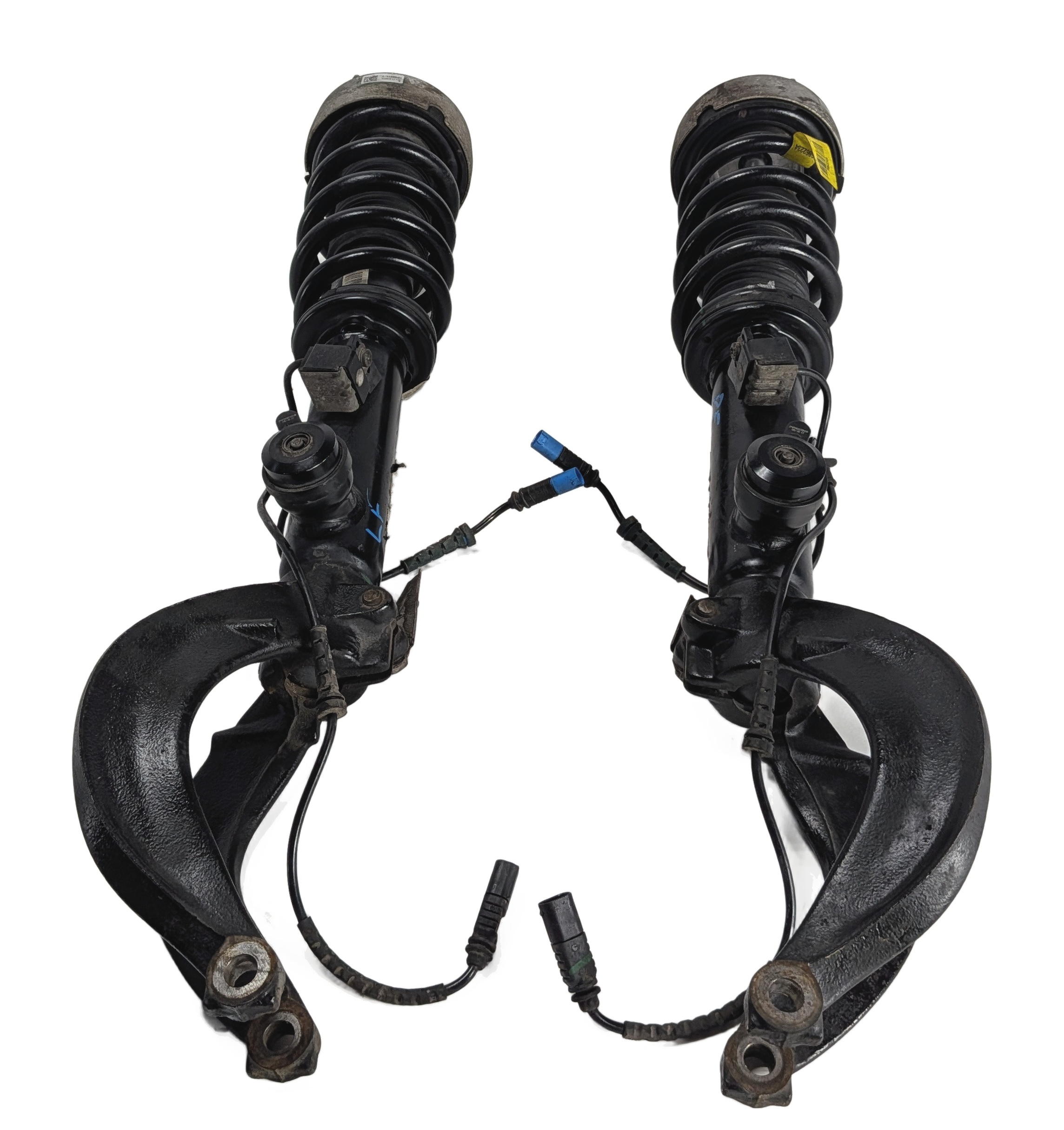 14-19 BMW X5 X6 F15 F16 AWD FRONT ADAPTIVE SUSPENSION STRUT ASSEMBLY SET/2 — exact item pictured
