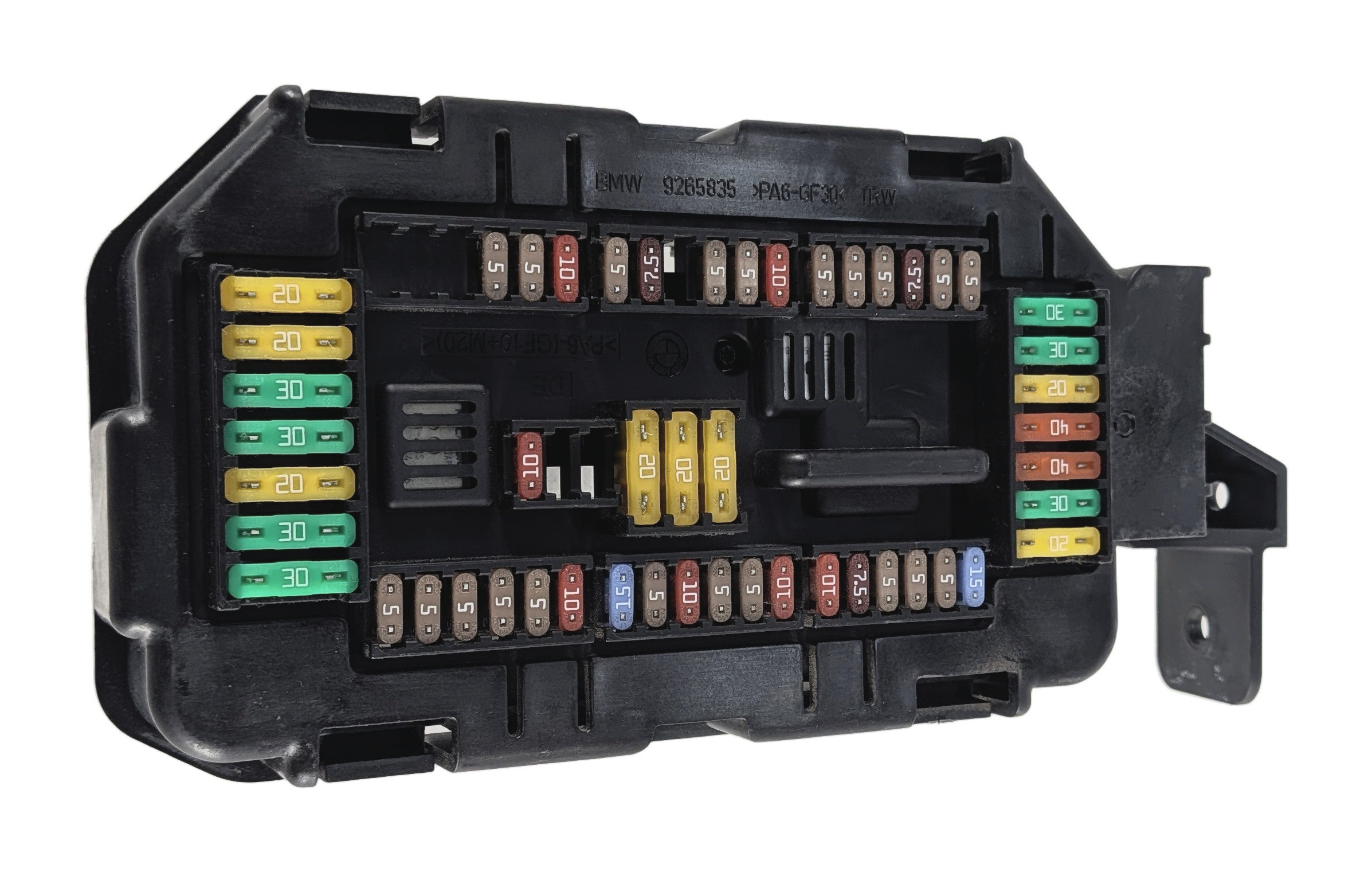 2016 BMW X5 F15 2.0L FRONT POWER DISTRIBUTION FUSE BOX RELAY CARRIER — exact item pictured