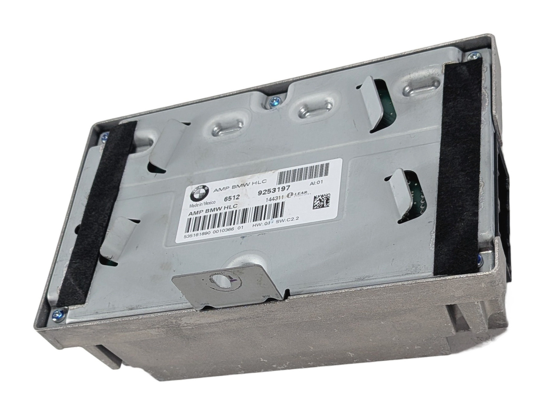 2011-2013 BMW X5 X5M (E70 E71) RADIO STEREO MEDIA AUDIO AMP AMPLIFIER (LEAR) — exact item pictured