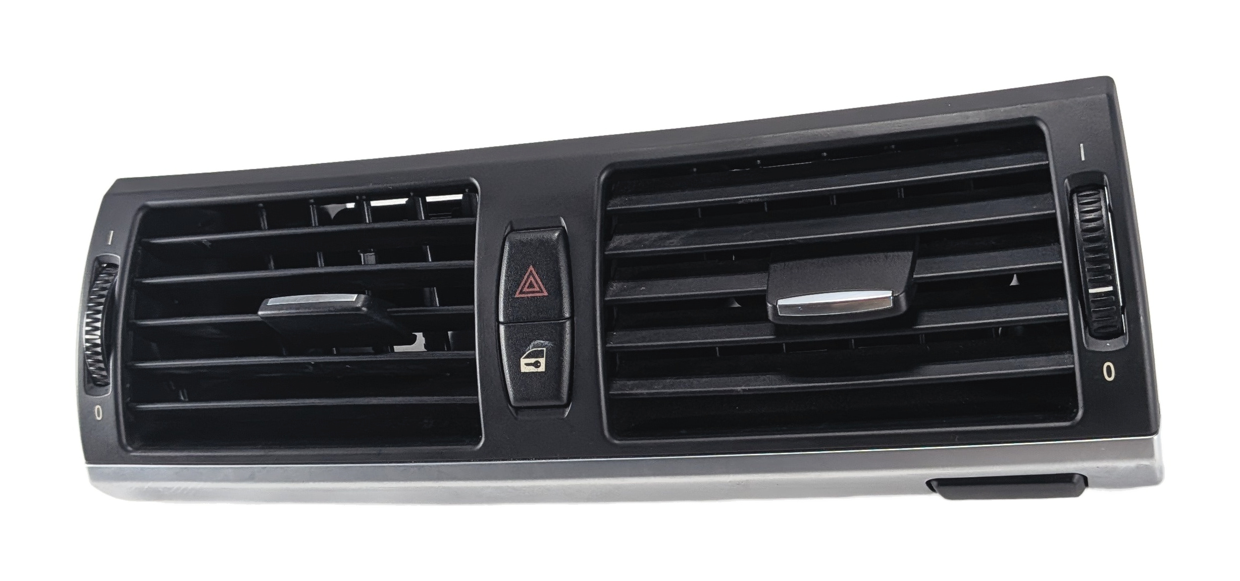 2012 BMW X5 (E70) FRONT CENTER DASH HEAT AIR AC VENT HAZARD SWITCH (Black) — exact item pictured