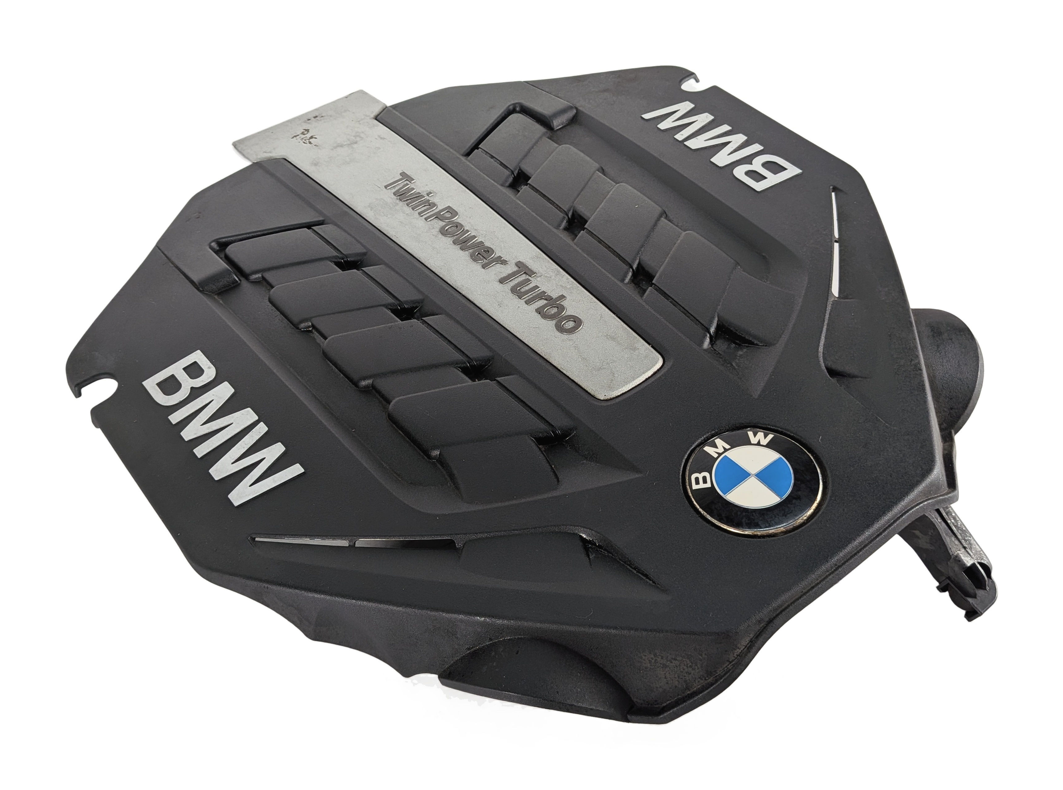 08-18 BMW 550i 650i 750i X5 X6 (F01 F10 E70 E71) 4.4L TWIN TURBO ENGINE COVER — exact item pictured