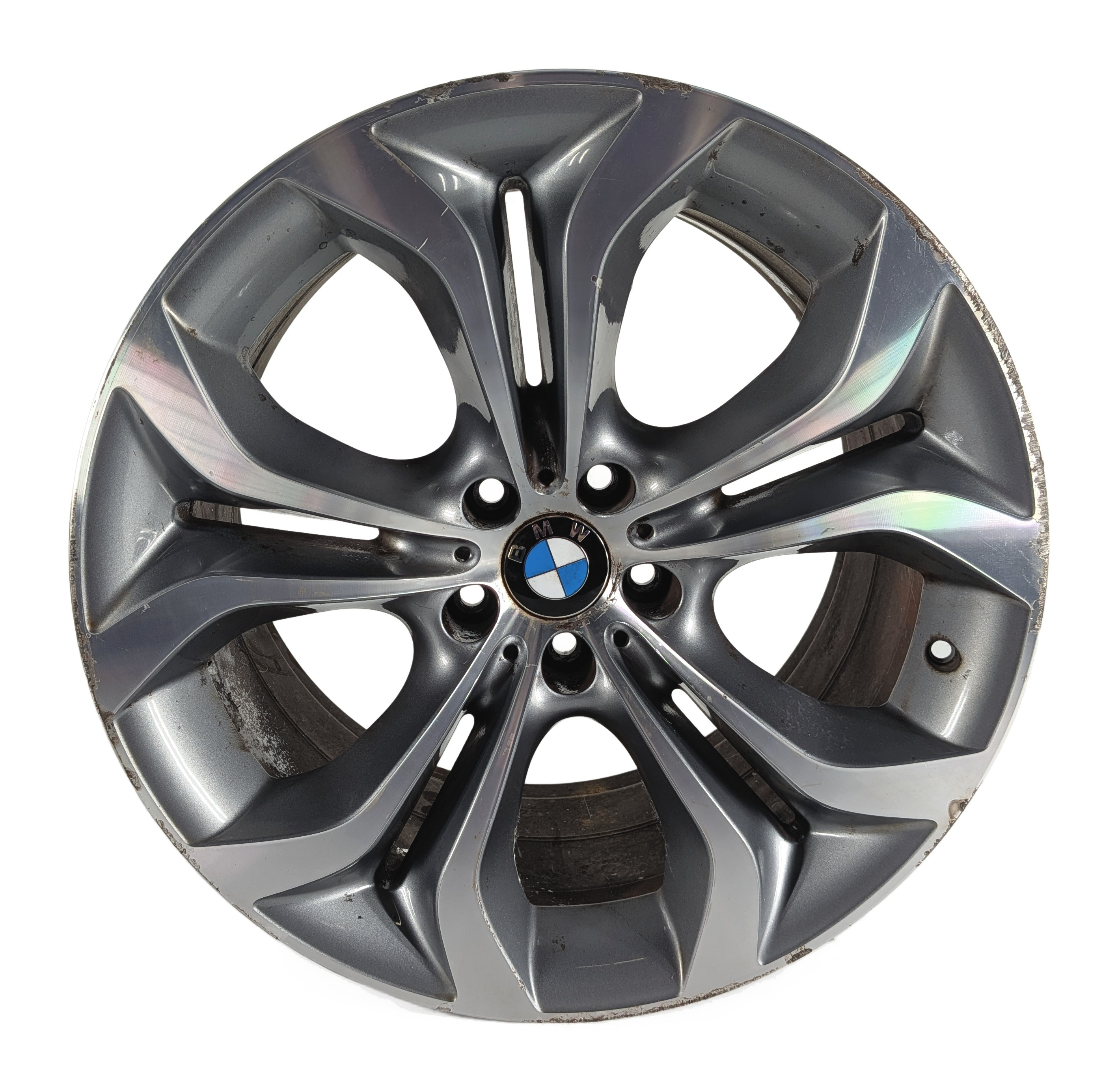 2007-2013 BMW X5 (E70) 20x11 REAR  ALUMINUM ALLOY Y-SPOKE 5-SPOKE WHEEL RIM — exact item pictured