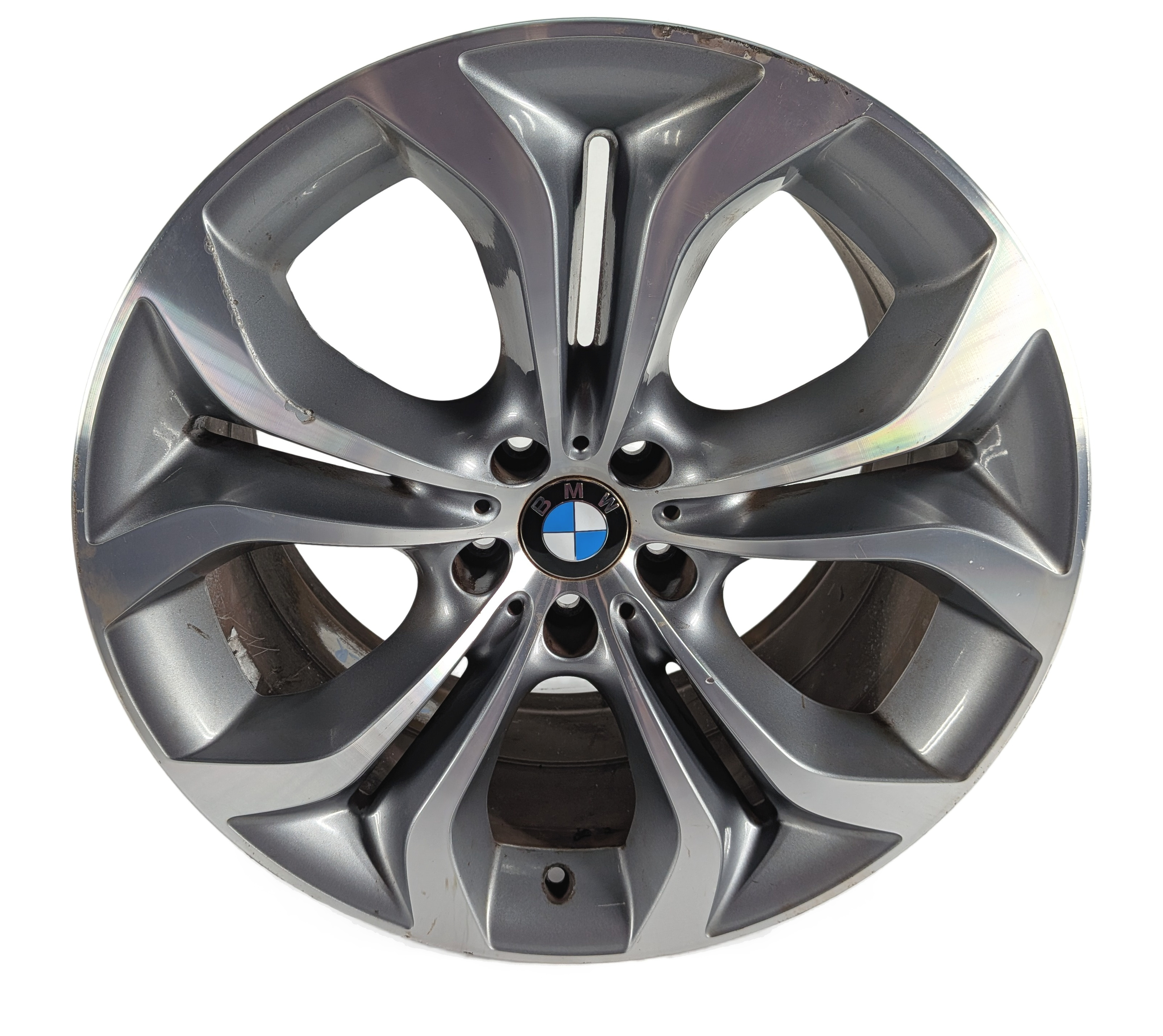 2007-2013 BMW X5 (E70) 20x11 REAR  ALUMINUM ALLOY Y-SPOKE 5-SPOKE WHEEL RIM — exact item pictured