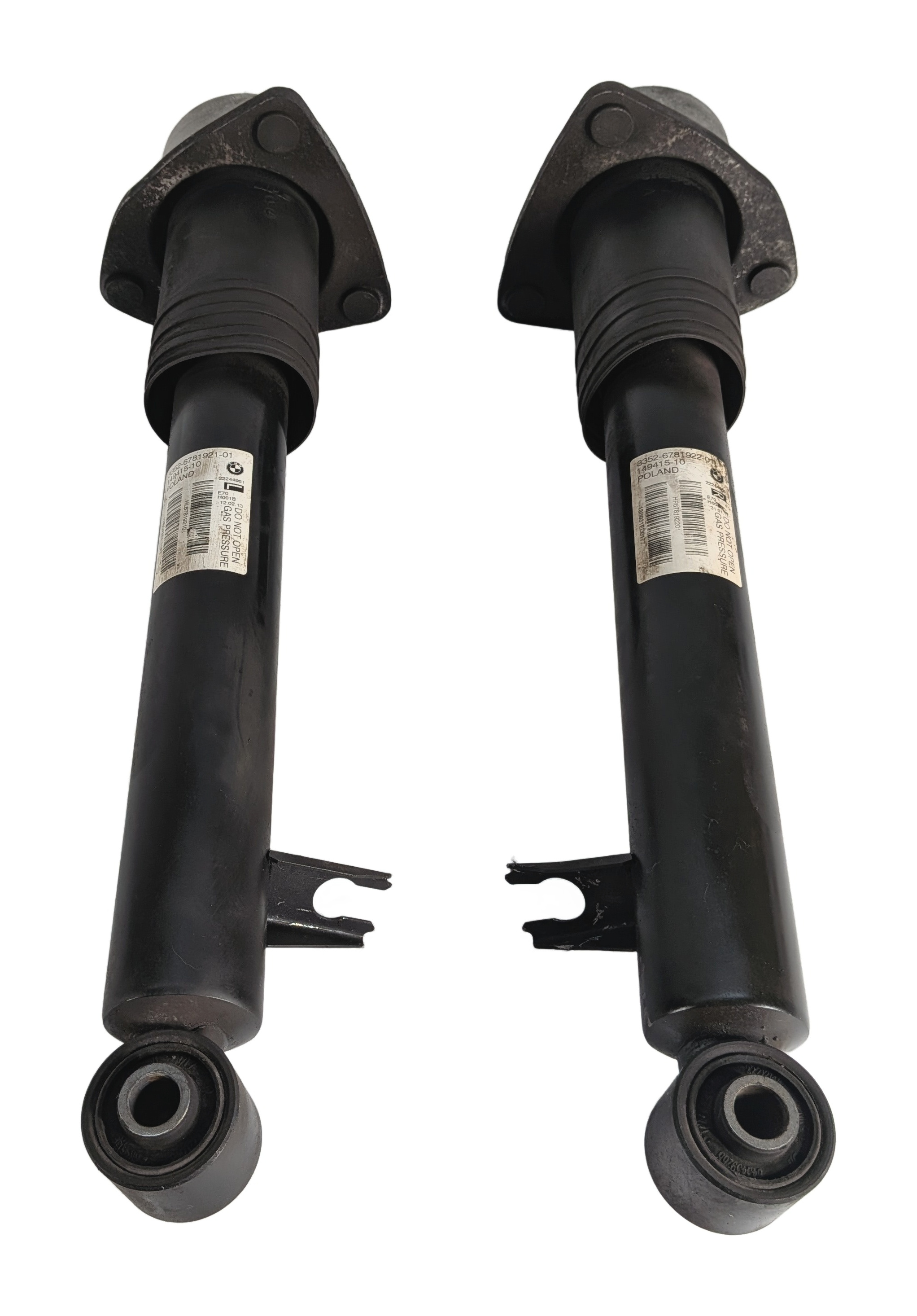 2013 BMW X5 (E70) REAR LEFT/RIGHT AWD STANDARD SHOCK ABSORBER STRUT SET/2 — exact item pictured