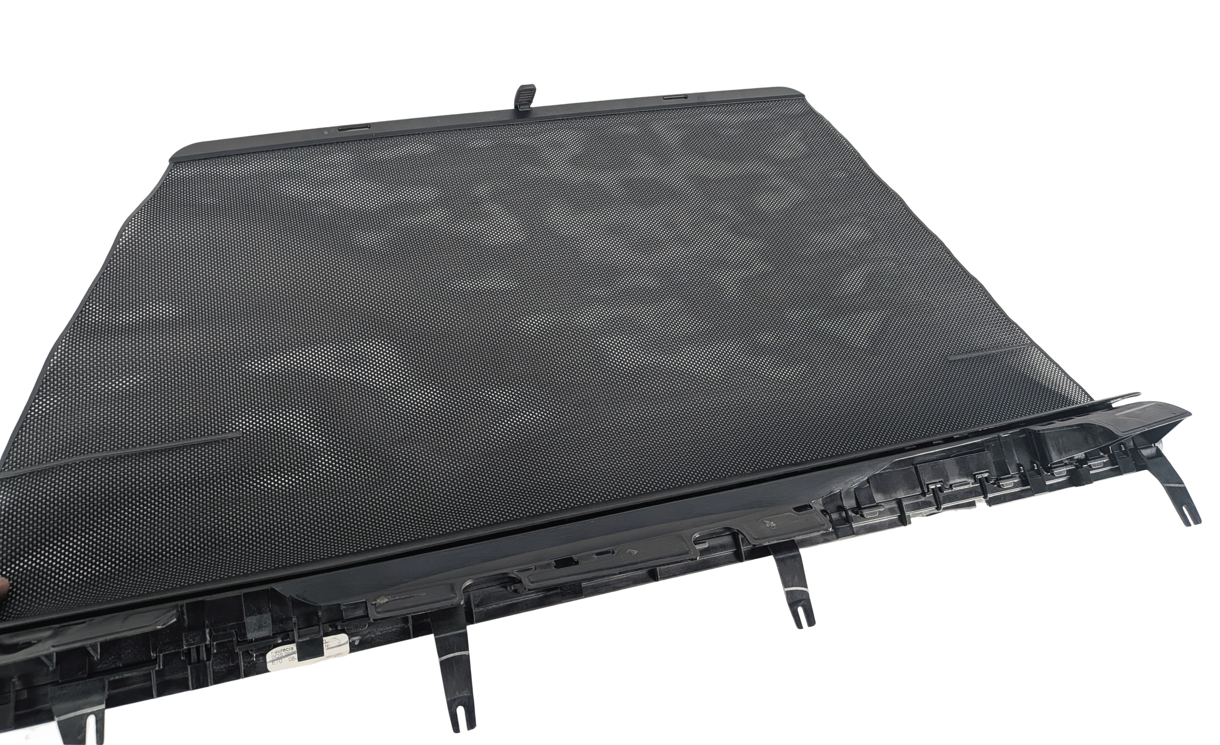 07-13 BMW X5 (E70) LEFT REAR DOOR RETRACTABLE WINDOW UV SUN SCREEN SHADE (BLACK) — exact item pictured