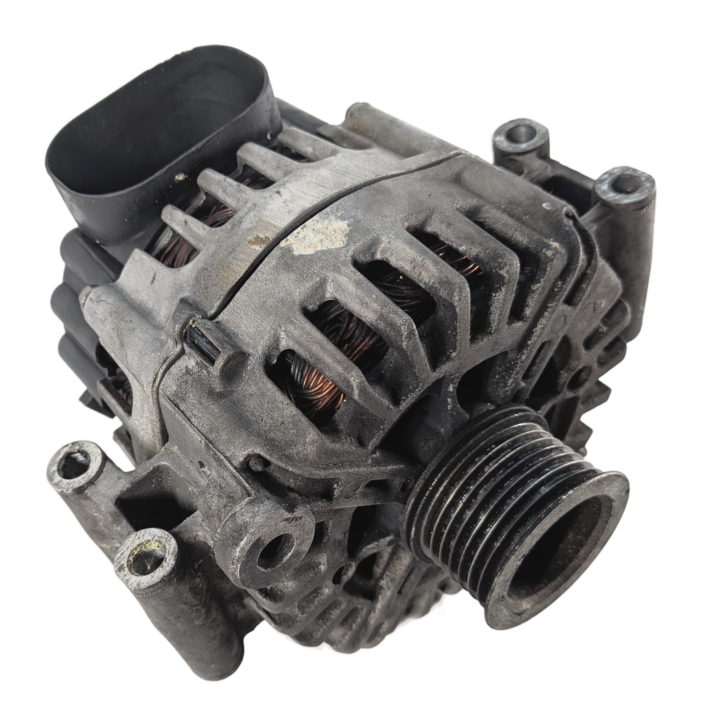 08-14 BMW 550i 650i 750i X5 X5M X6 X6M (E70 F01 F10) 4.4TT 220 AMP ALTERNATOR — exact item pictured