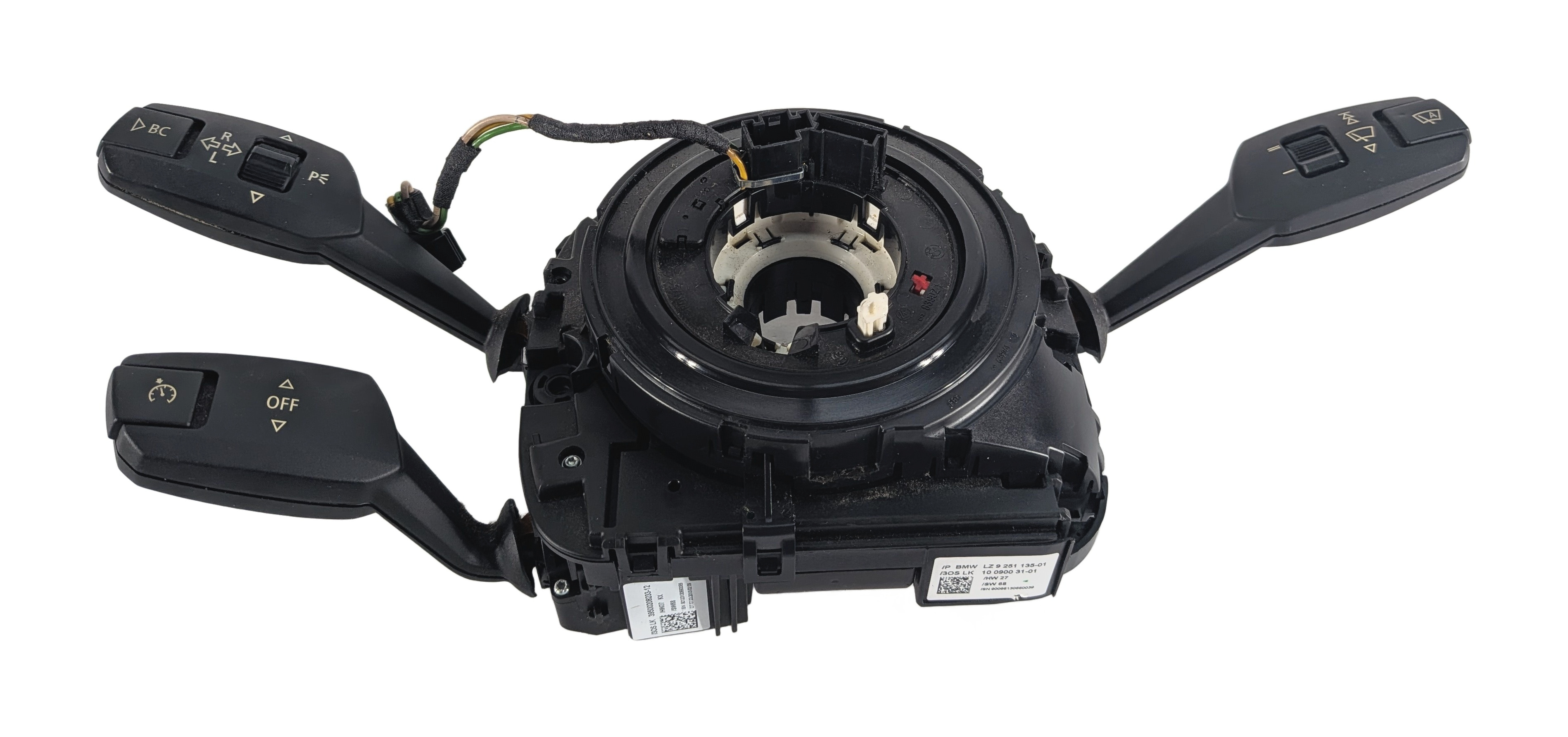07-13 BMW X5 (E70) HEATED STEERING WHEEL BLINKER WIPER CRUISE COMBINATION SWITCH — exact item pictured