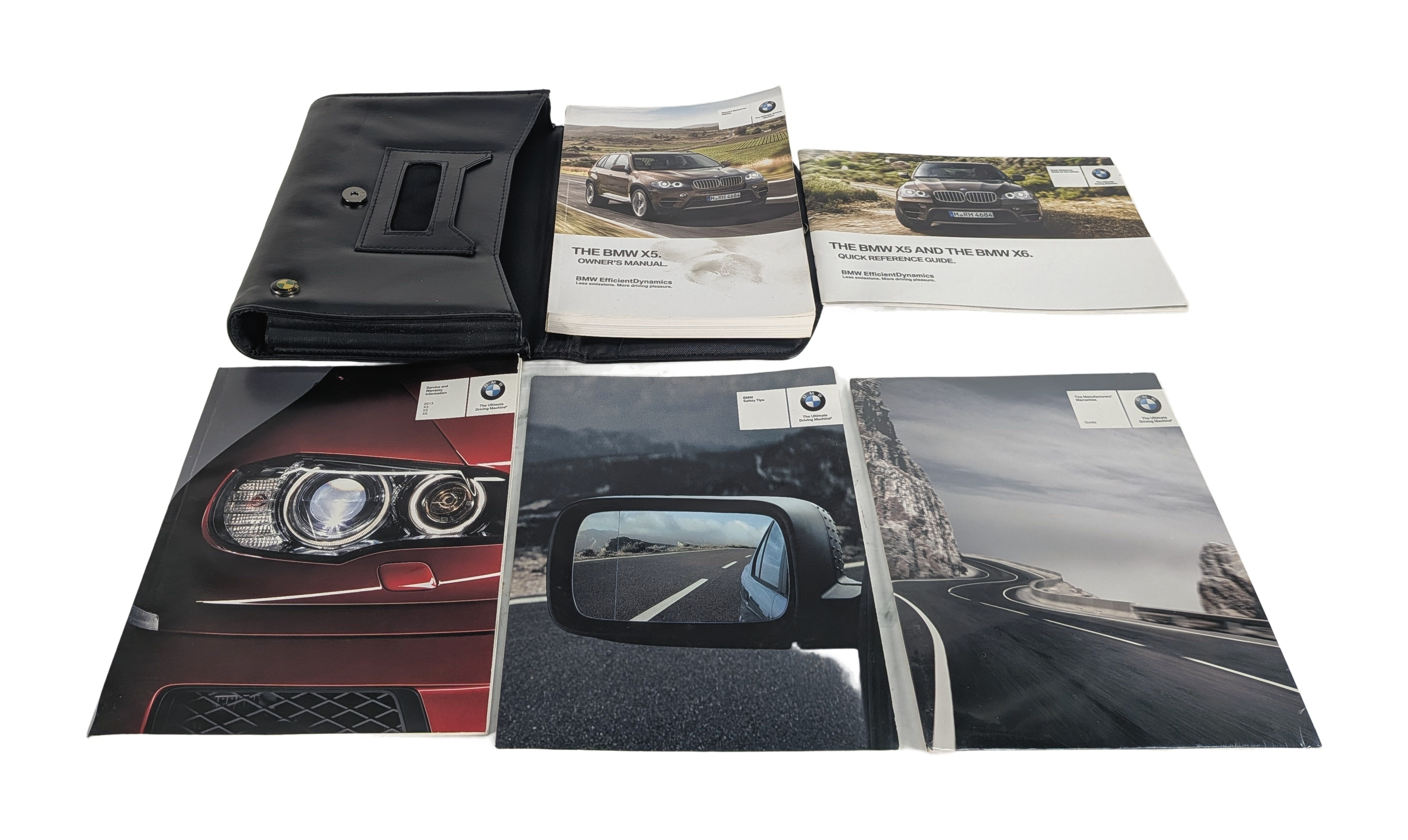 2013 BMW X5 (E70) 4.4L OWNER'S MANUAL BOOKLET GUIDE BOOK SET — exact item pictured