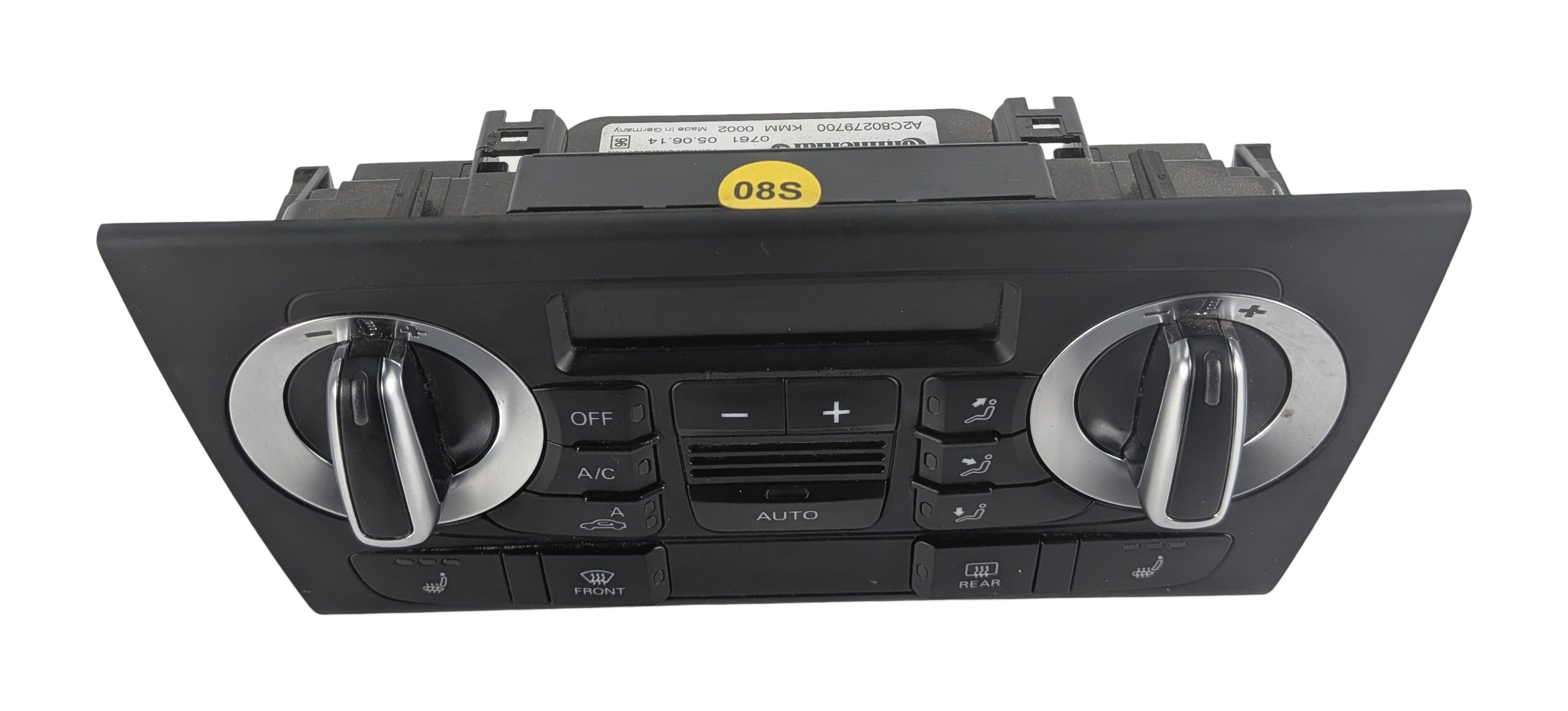 2015-2016 AUDI Q3 (8U) FRONT HEATER A/C TEMPERATURE CLIMATE CONTROL PANEL — exact item pictured