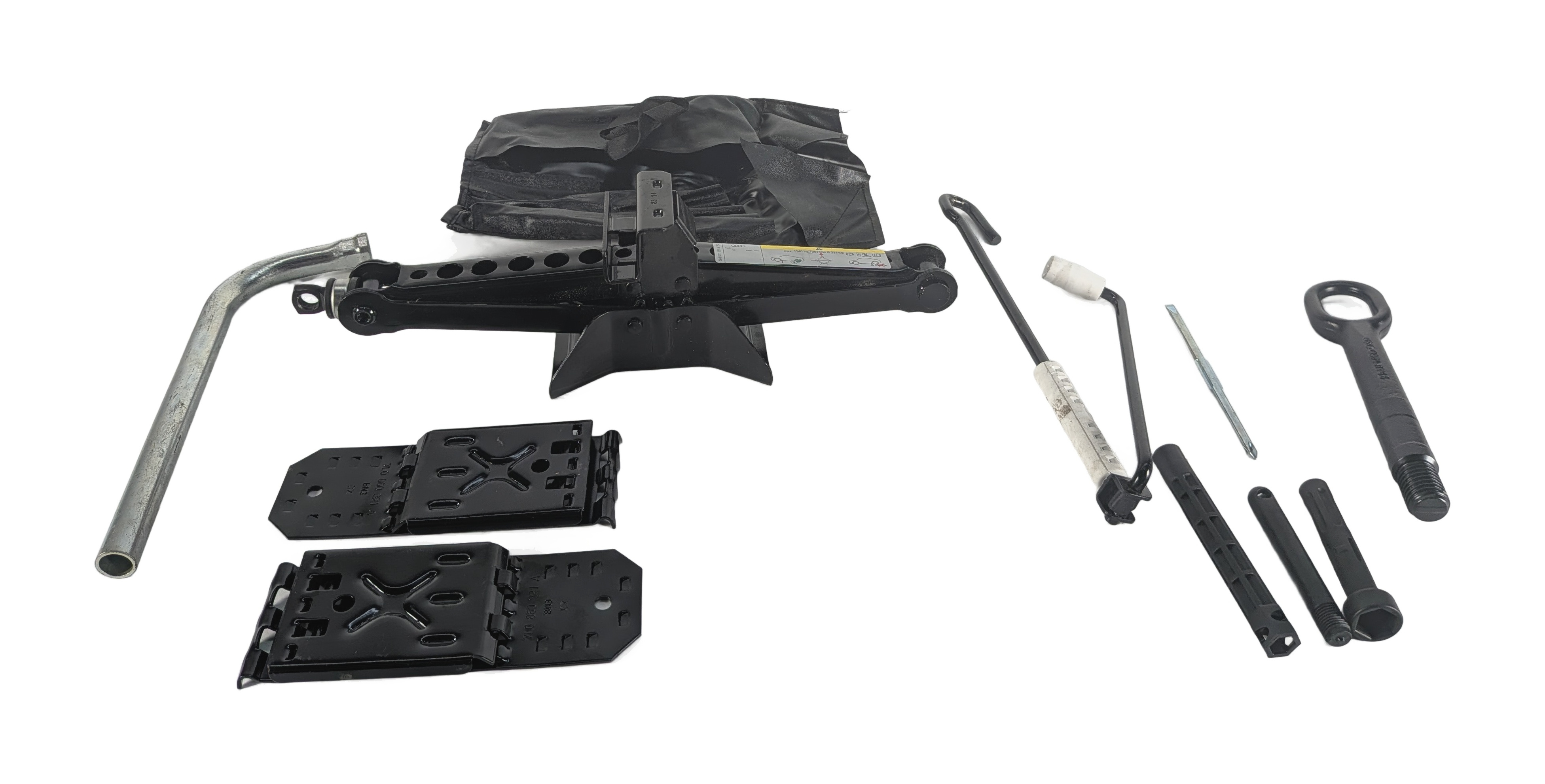 2015-2018 AUDI Q3 (8U) EMERGENCY SPARE TIRE JACK CAR LIFT JACK TOOL KIT SET — exact item pictured