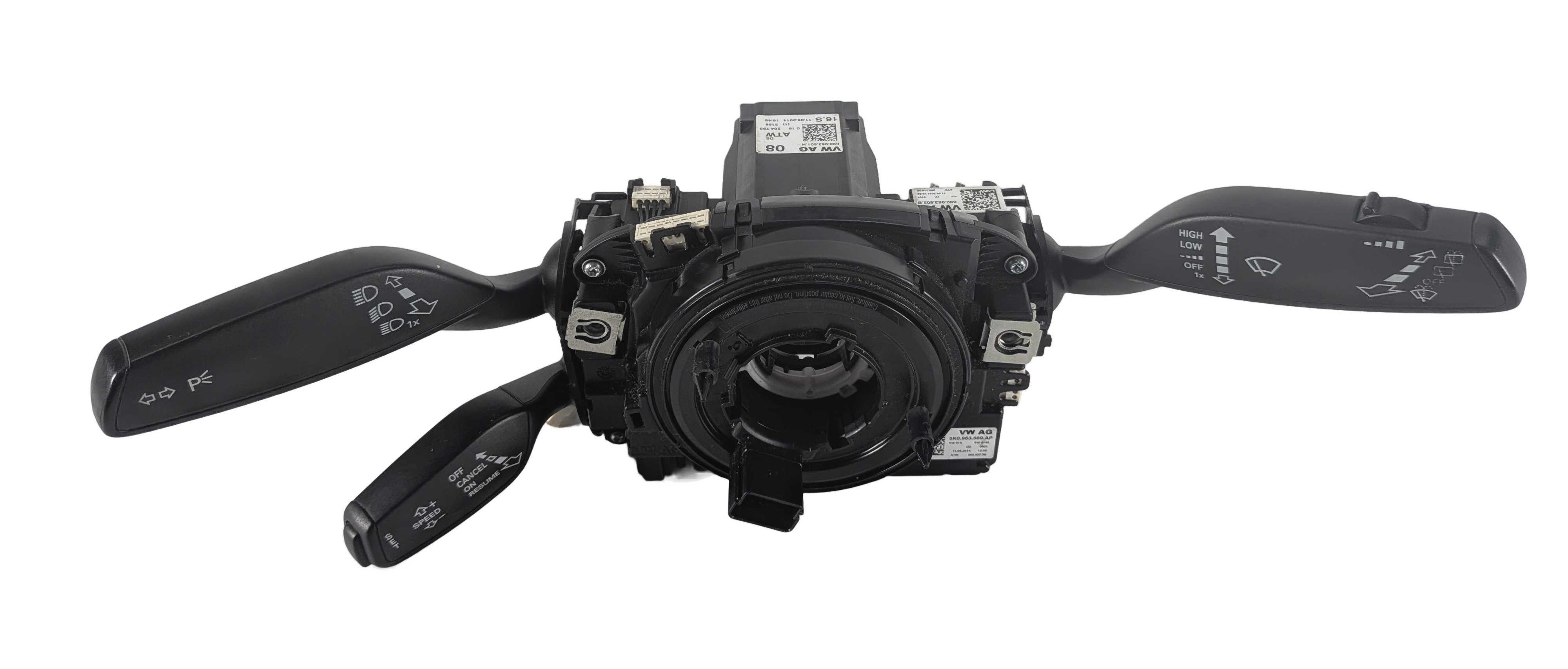 2015-2018 AUDI Q3 (8U) STEERING COLUMN BLINKER WIPER CRUISE COMBINATION SWITCH — exact item pictured