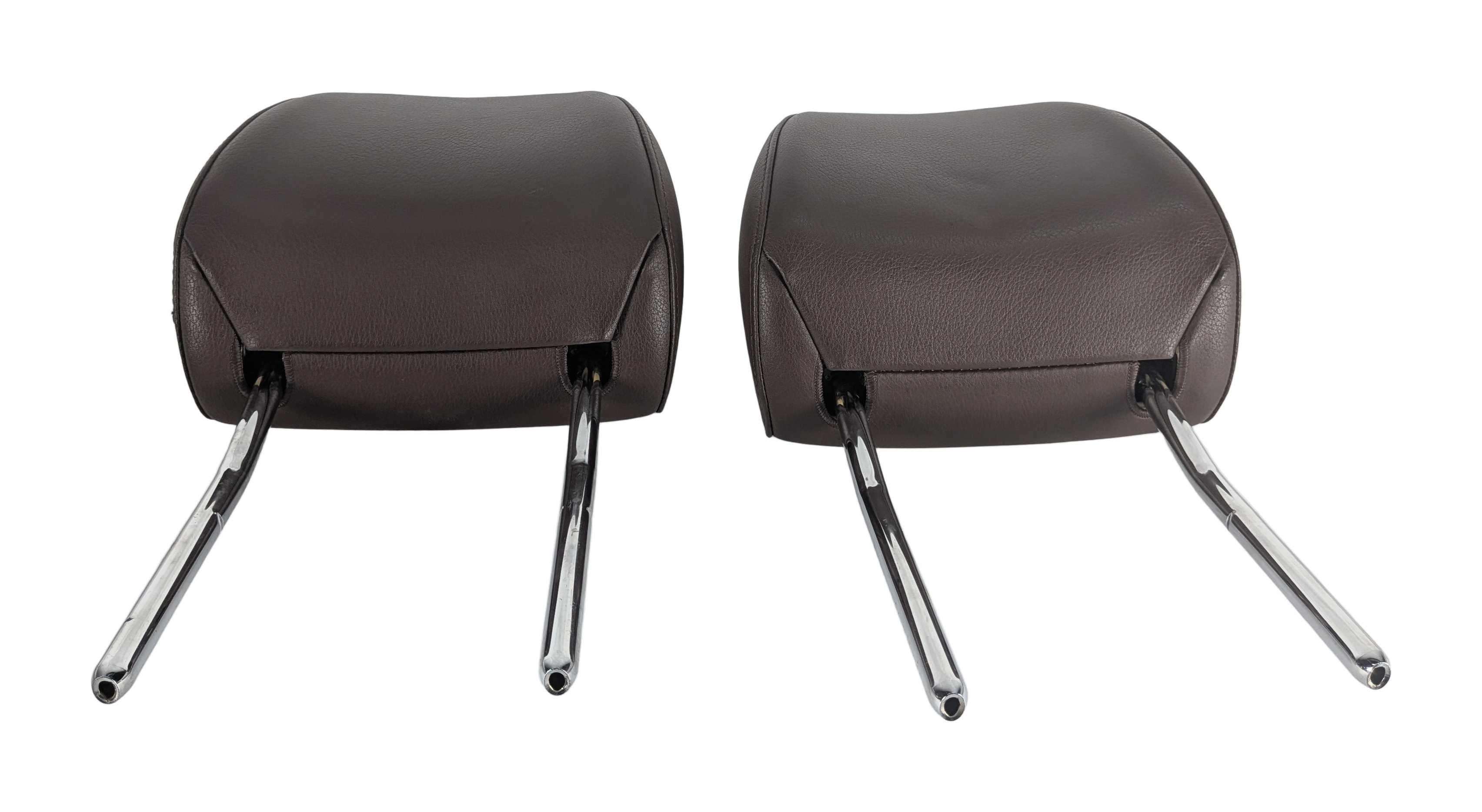 13-17 AUDI Q3 Q5 SQ5 (B8 8R 8U) FRONT LEFT & RIGHT SEAT HEADREST SET-2 (Brown) — exact item pictured
