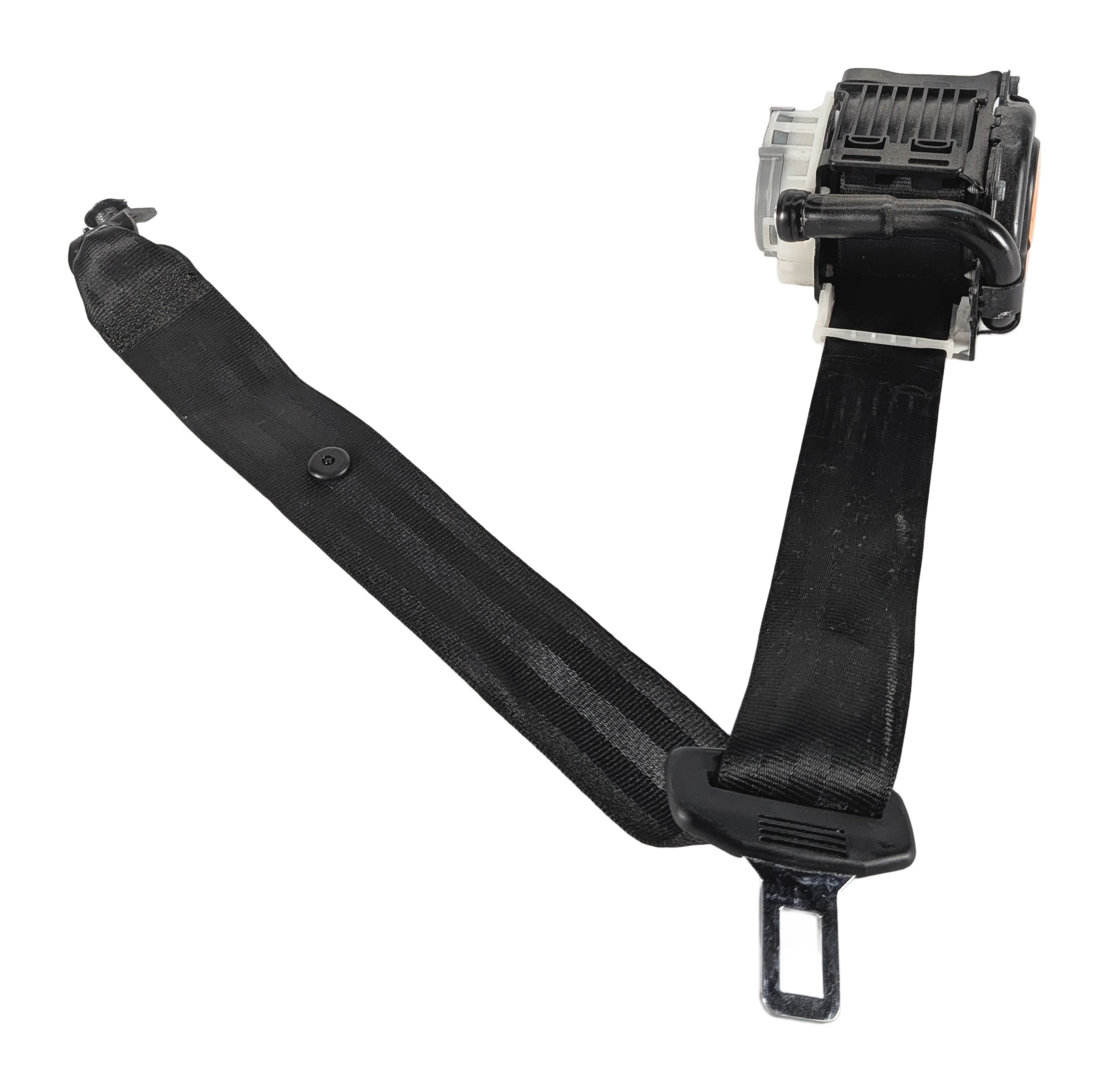 2015 AUDI Q3 8U REAR LEFT SEAT SEATBELT SAFETY RETRACTOR REEL ASSEMBLY (Black) — exact item pictured
