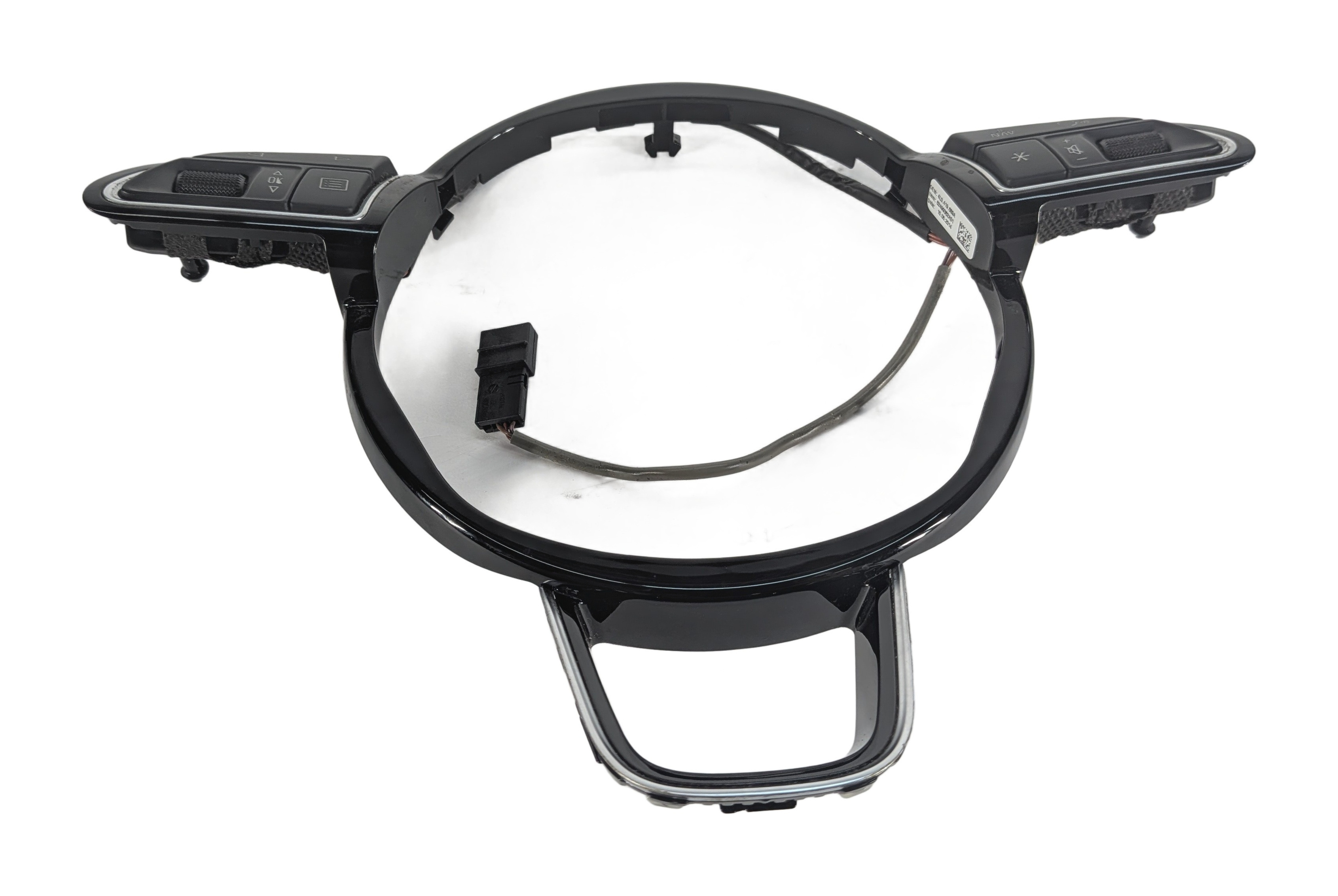 2015 AUDI Q3 8U STEERING WHEEL MULTIFUNCTION SWITCH BUTTON CONTROL TRIM (Black) — exact item pictured