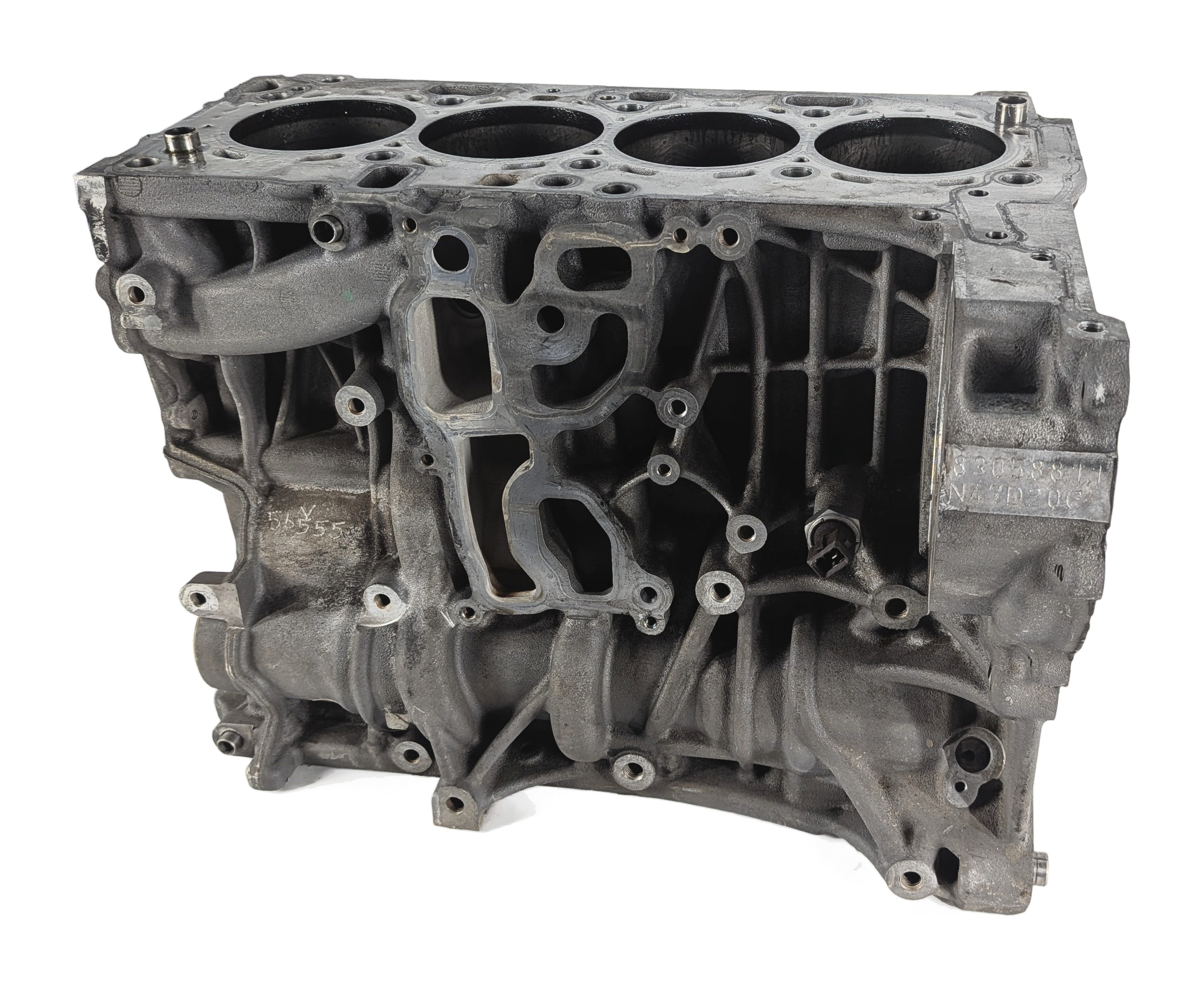 14-18 BMW 328i X3 (F25 F30) 2.0L MOTOR N47T DIESEL ENGINE BARE CYLINDER BLOCK — exact item pictured