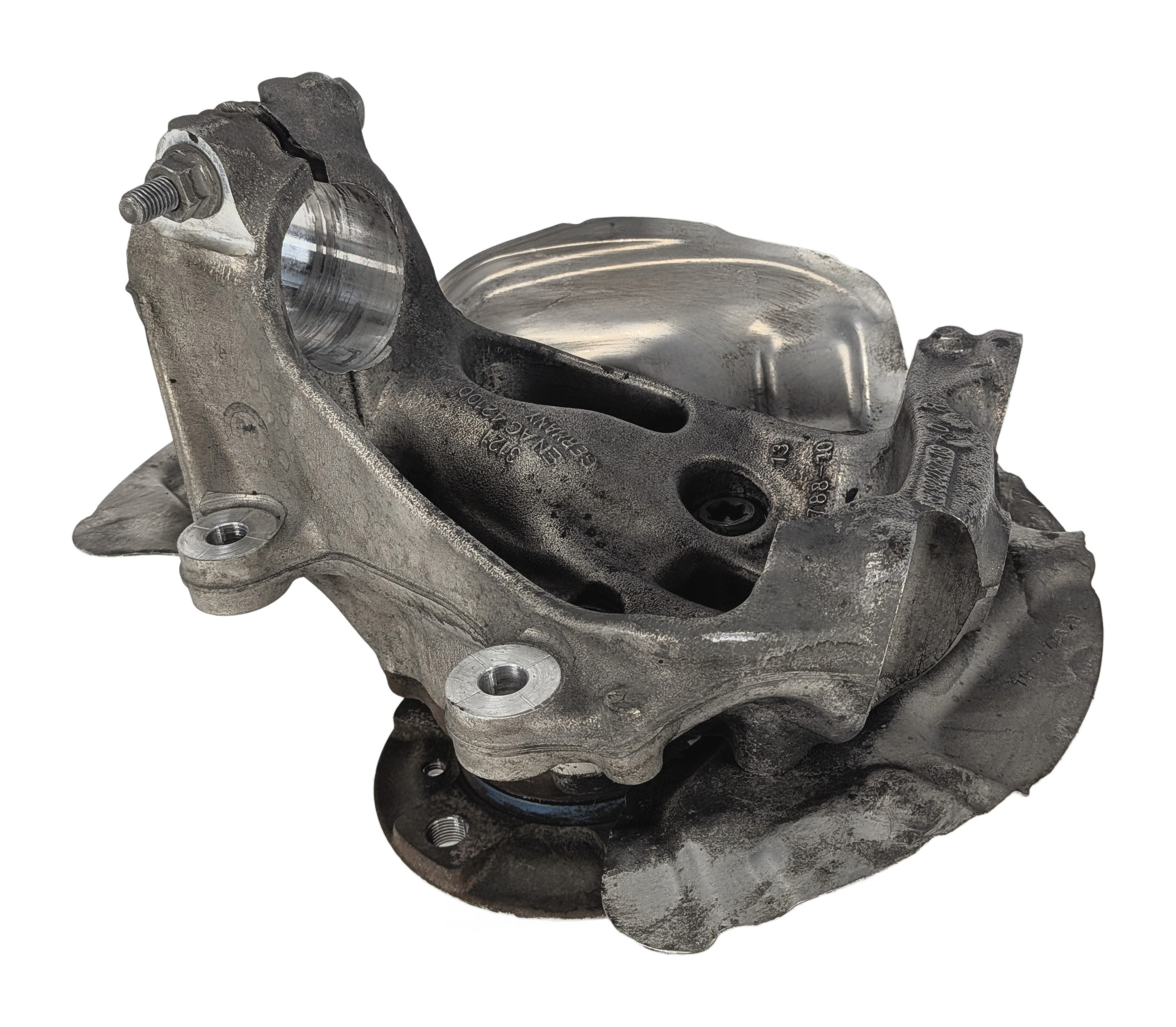 12-18 BMW 320i 328i 330i 335i 340i (F30) SEDAN LEFT FRONT SPINDLE KNUCKLE HUB — exact item pictured