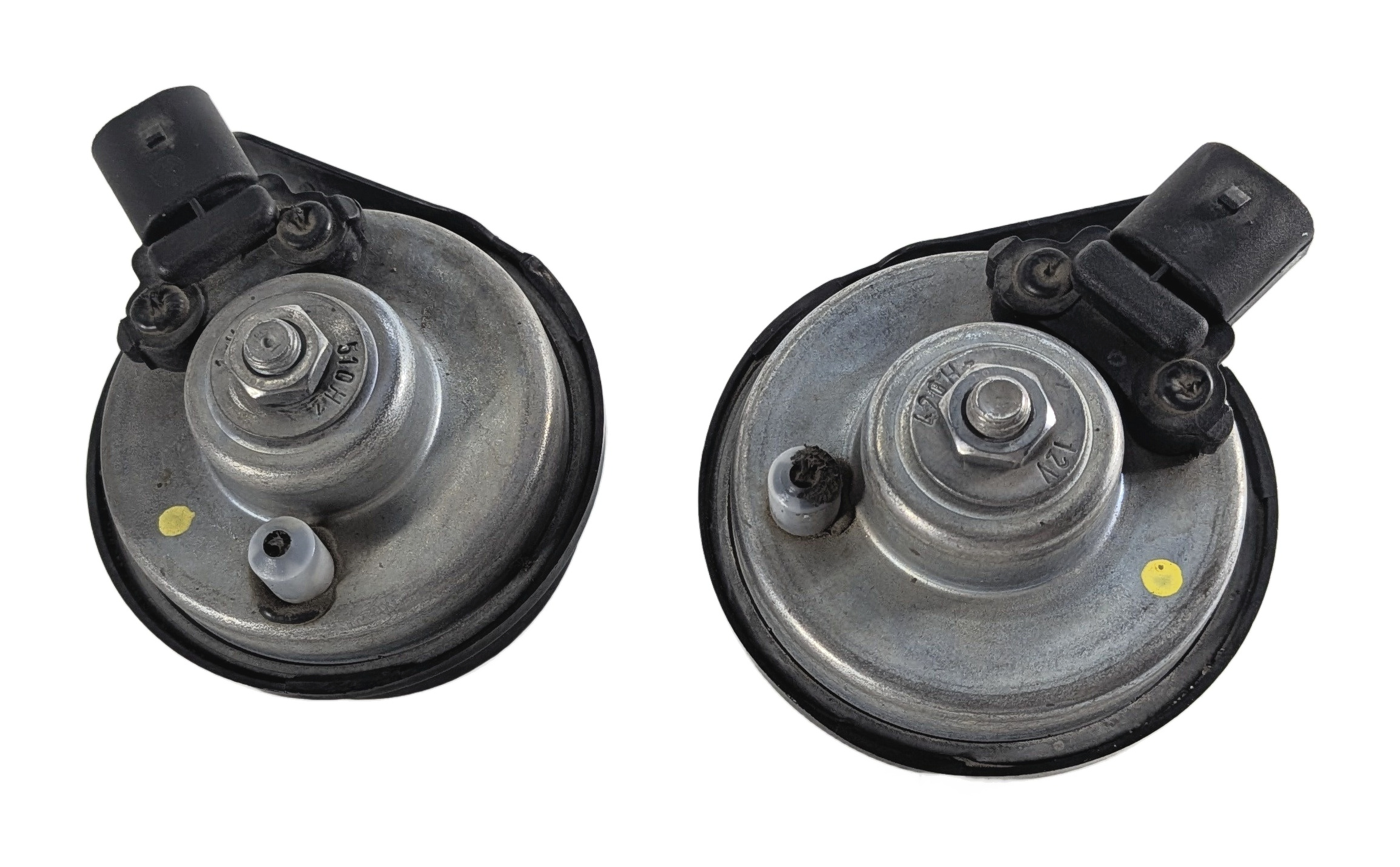 13-17 BMW 2 3 4 SERIES (F22 F30 F32 F34) HIGH & LOW TONE SAFETY HORN SET-2 — exact item pictured