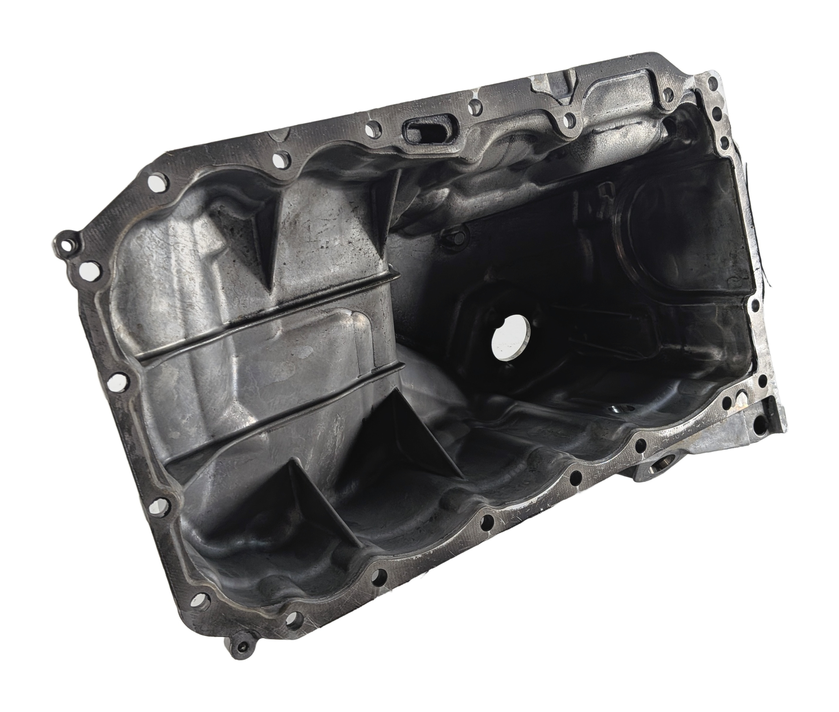 2014-2018 BMW 328d (F30) RWD 2.0L N47T DIESEL ENGINE MOTOR OIL PAN SUMP — exact item pictured