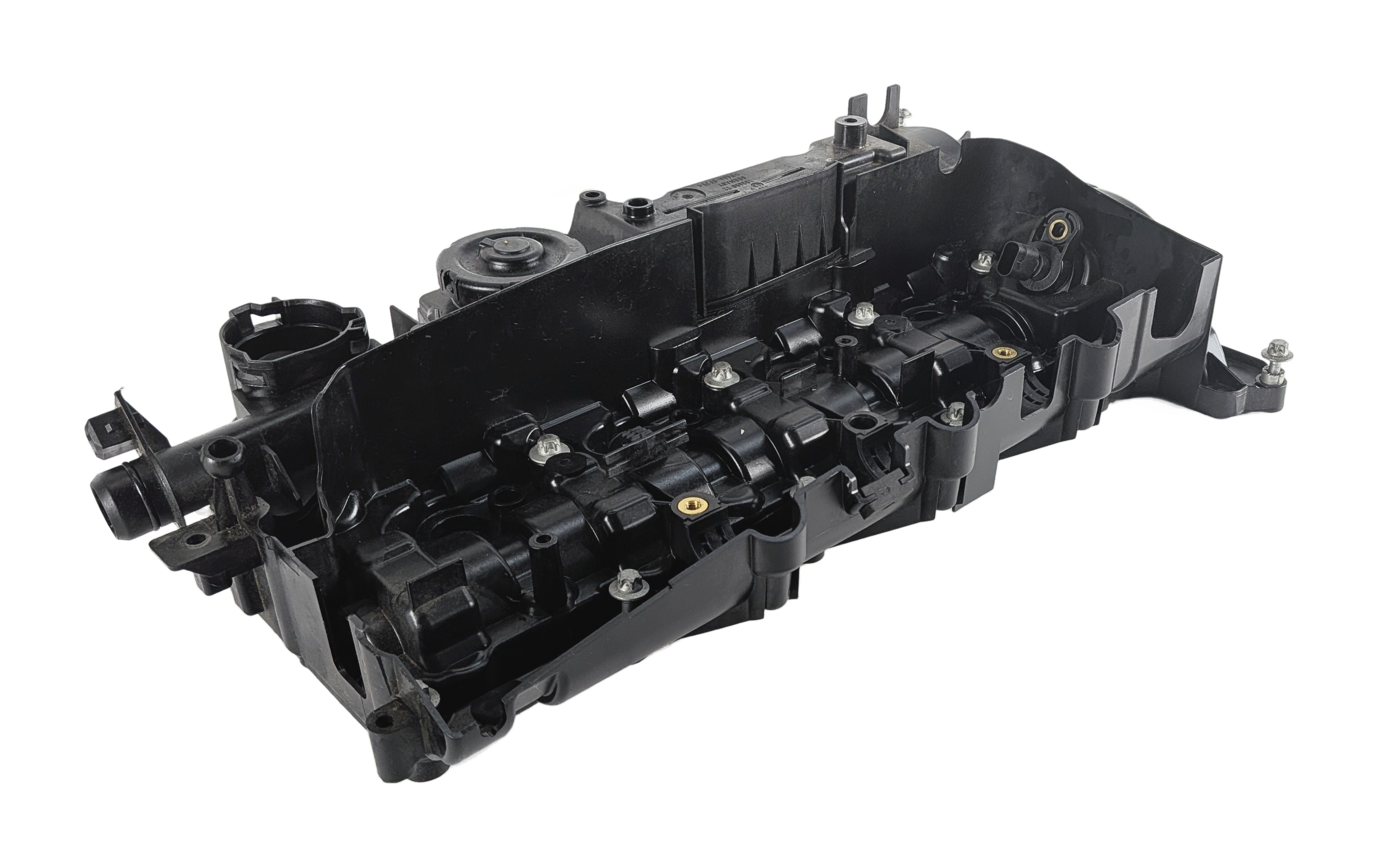 2014-2018 BMW 328 X3 (F30 F25) 2.0L TURBO DIESEL ENGINE VALVE COVER w/ OIL CAP — exact item pictured