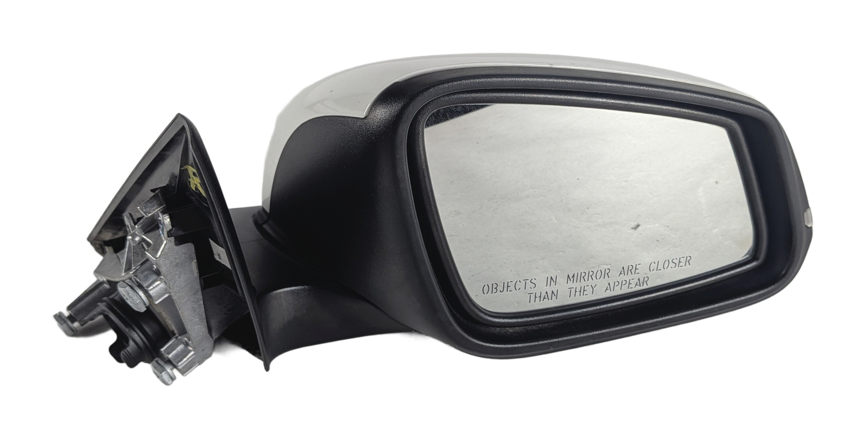 13-19 BMW 3-SERIES (F30 F31) RIGHT P-FOLD HEAT AUTODIM DOOR MIRROR (White) — exact item pictured