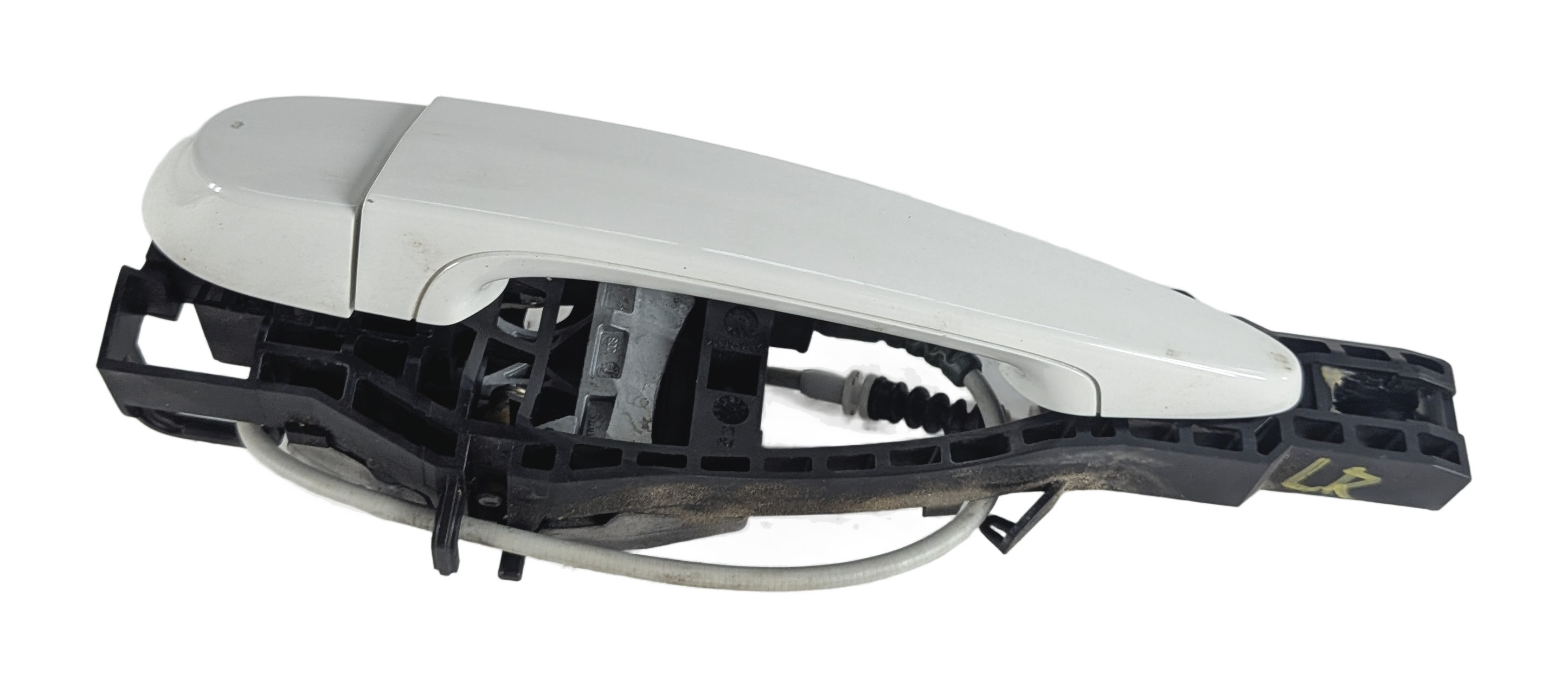 2012-2019 BMW 328i 330i 335i M3 (F30 F31) LEFT SIDE REAR DOOR HANDLE (White) — exact item pictured