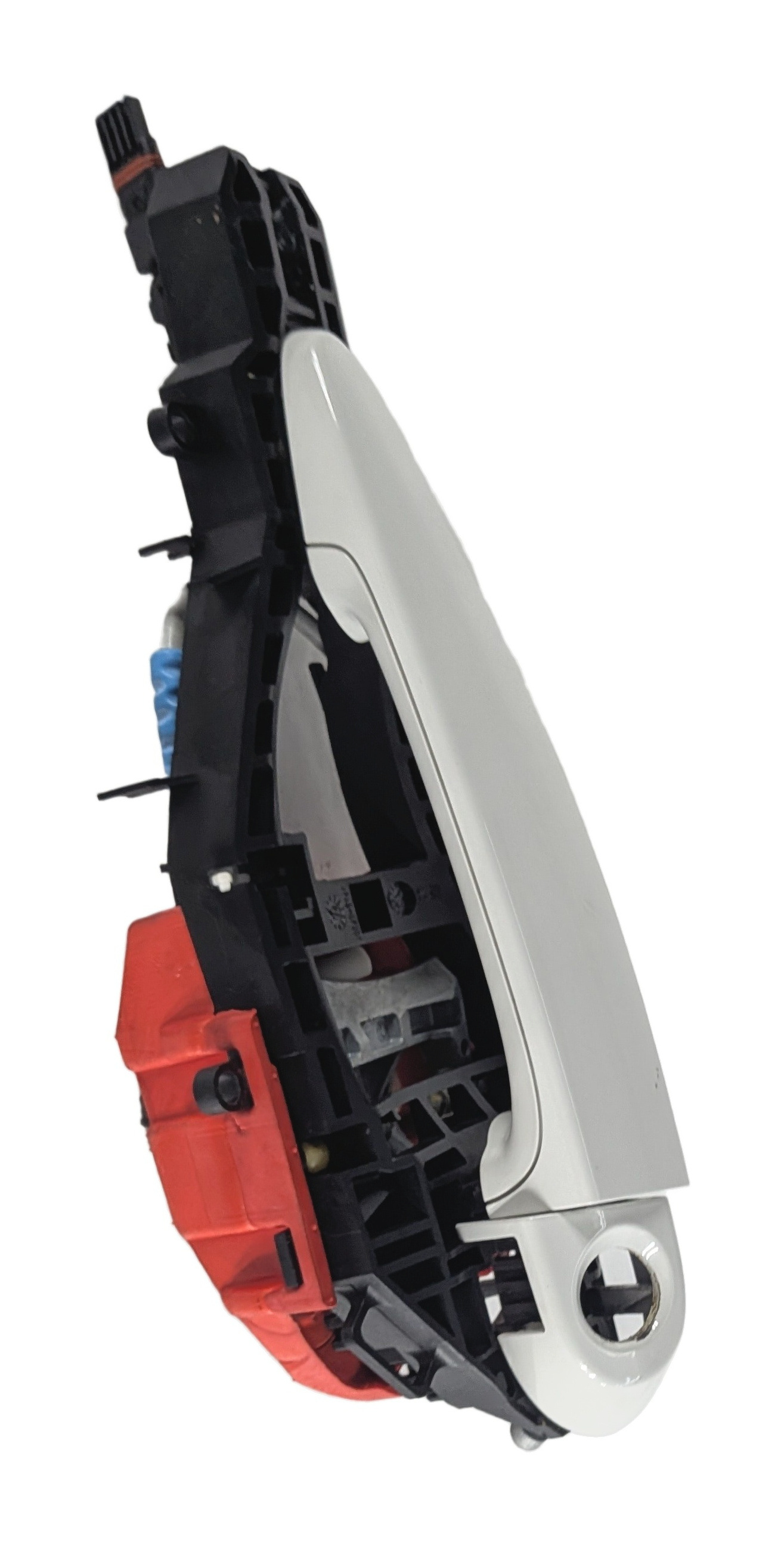 12-19 BMW 328i 330i 335i 340i M3 (F30) LEFT FRONT COMFORT DOOR HANDLE (White) — exact item pictured