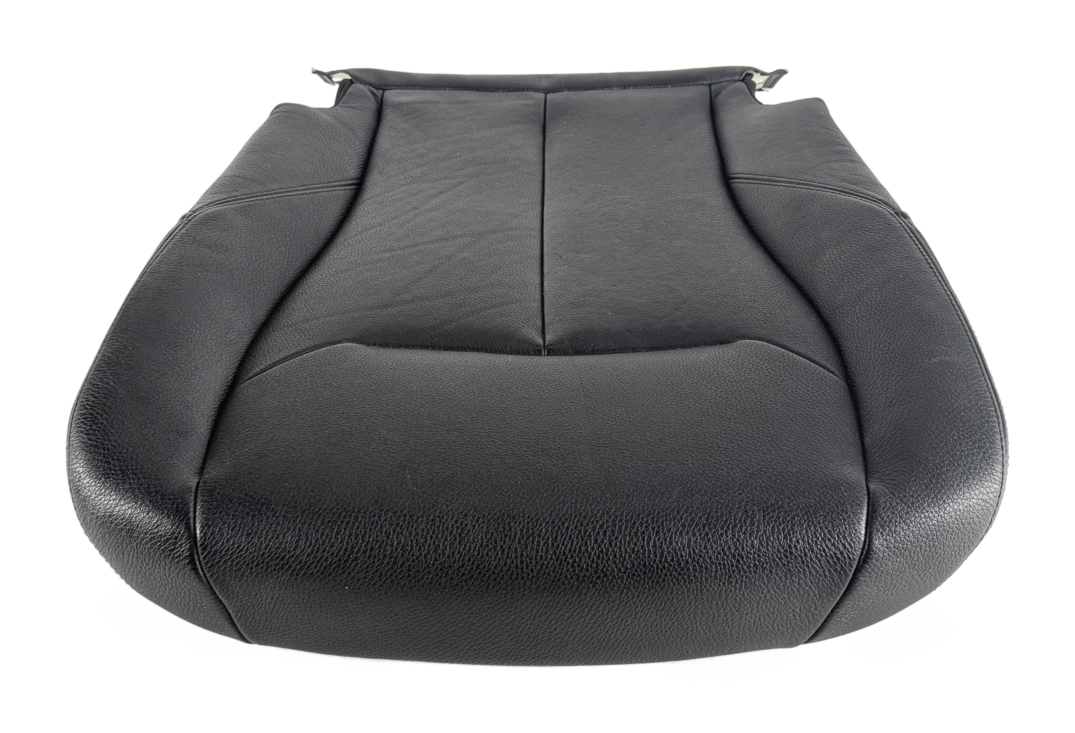 14 BMW 328D F30 FRONT RIGHT PASSENGER HEATED LEATHER SEAT BOTTOM CUSHION (Black) — exact item pictured