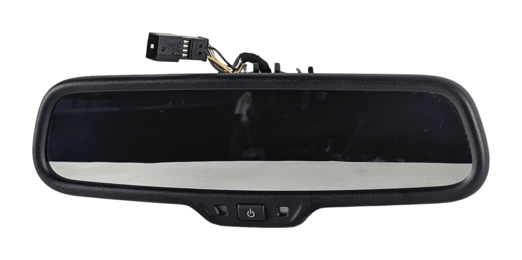 09-12 AUDI A4 A5 A6 Q5 S4 S5 B8 8K 8T 8R AUTODIM COMPASS REARVIEW MIRROR (Black) — exact item pictured