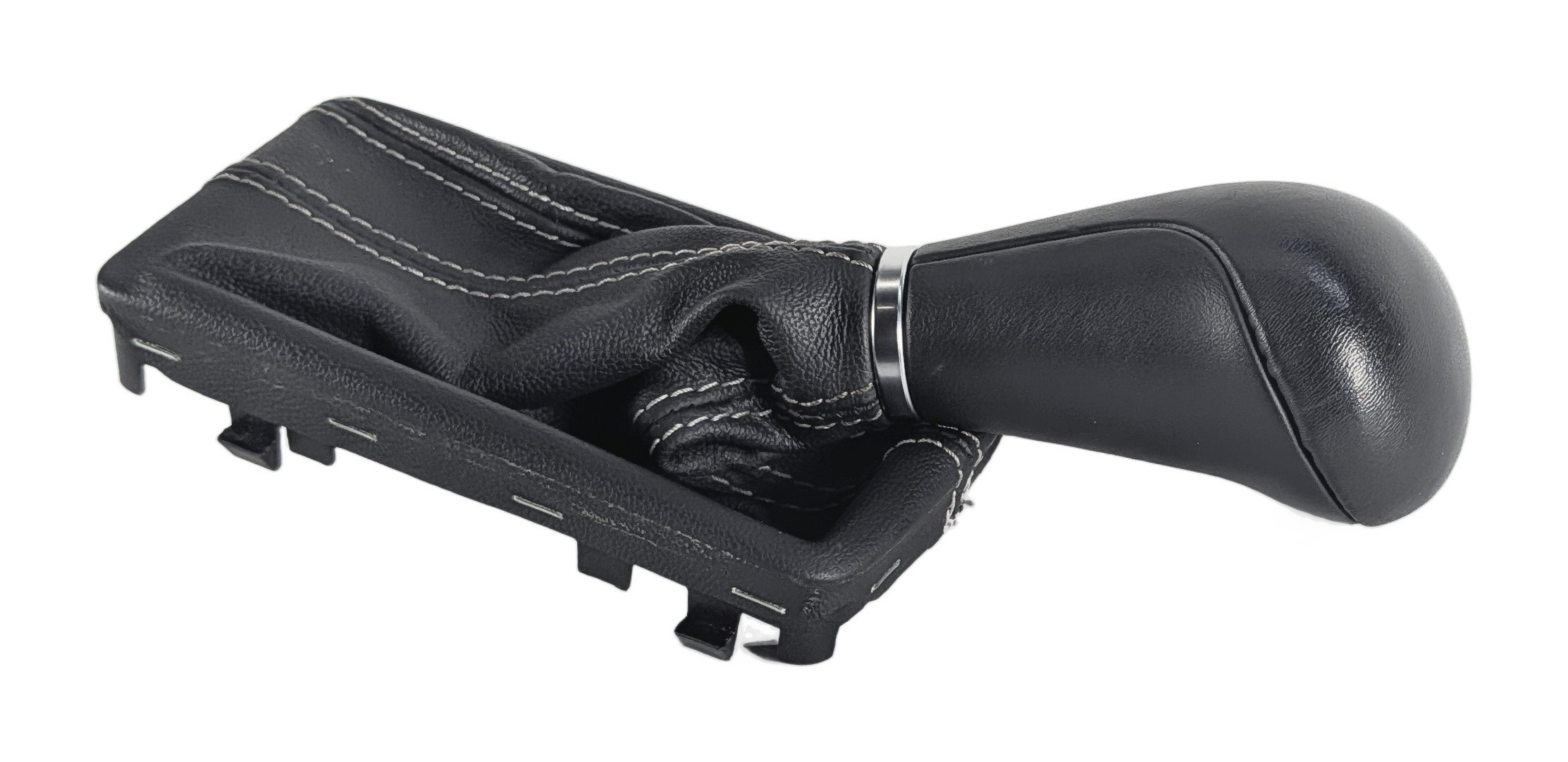 2010 AUDI S4 (B8 8K) TIPTRONIC SHIFT KNOB SHIFTER LEATHER BOOT (Black) — exact item pictured
