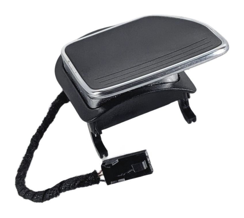 2010 AUDI S4 B8 8K LEFT STEERING WHEEL PADDLE SHIFTER DOWNSHIFT (Black) — exact item pictured