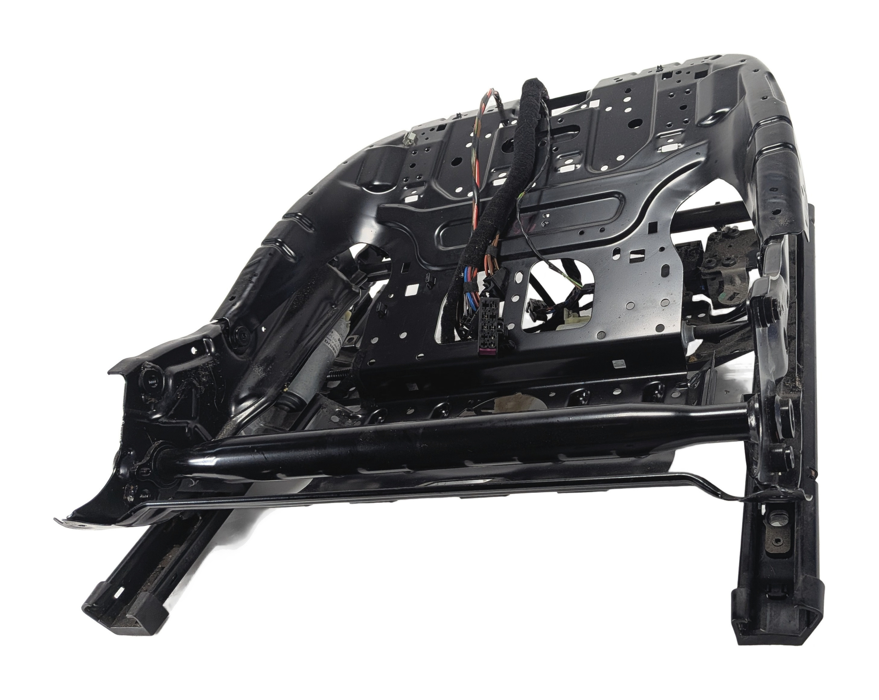 06-13 AUDI A3 8P FRONT LEFT DRIVER POWER SEAT TRACK FRAME MOTOR — exact item pictured