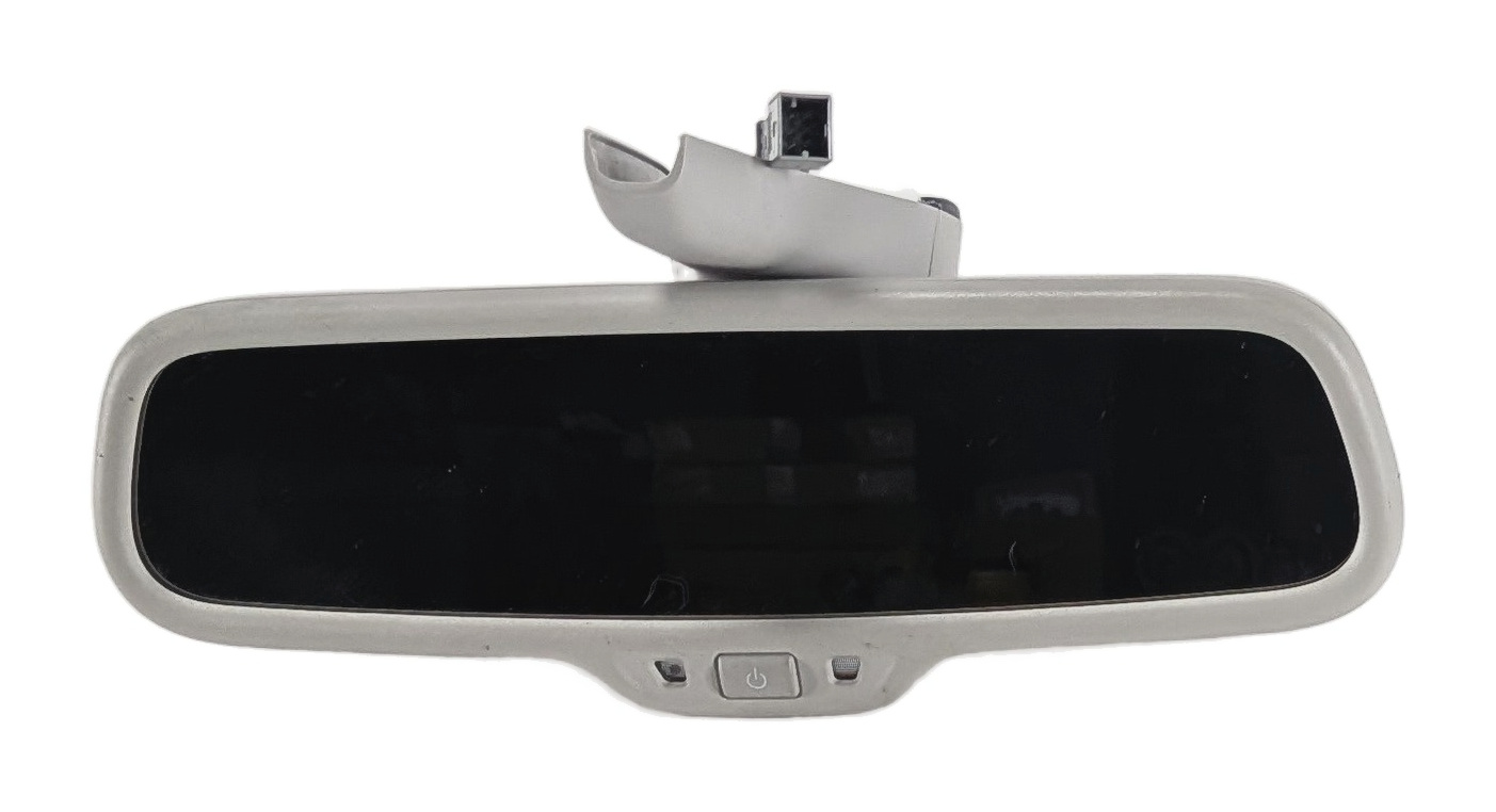 2008-2013 AUDI A3 (8P) INTERIOR AUTODIM REARVIEW MIRROR w/ COMPASS (Gray) — exact item pictured