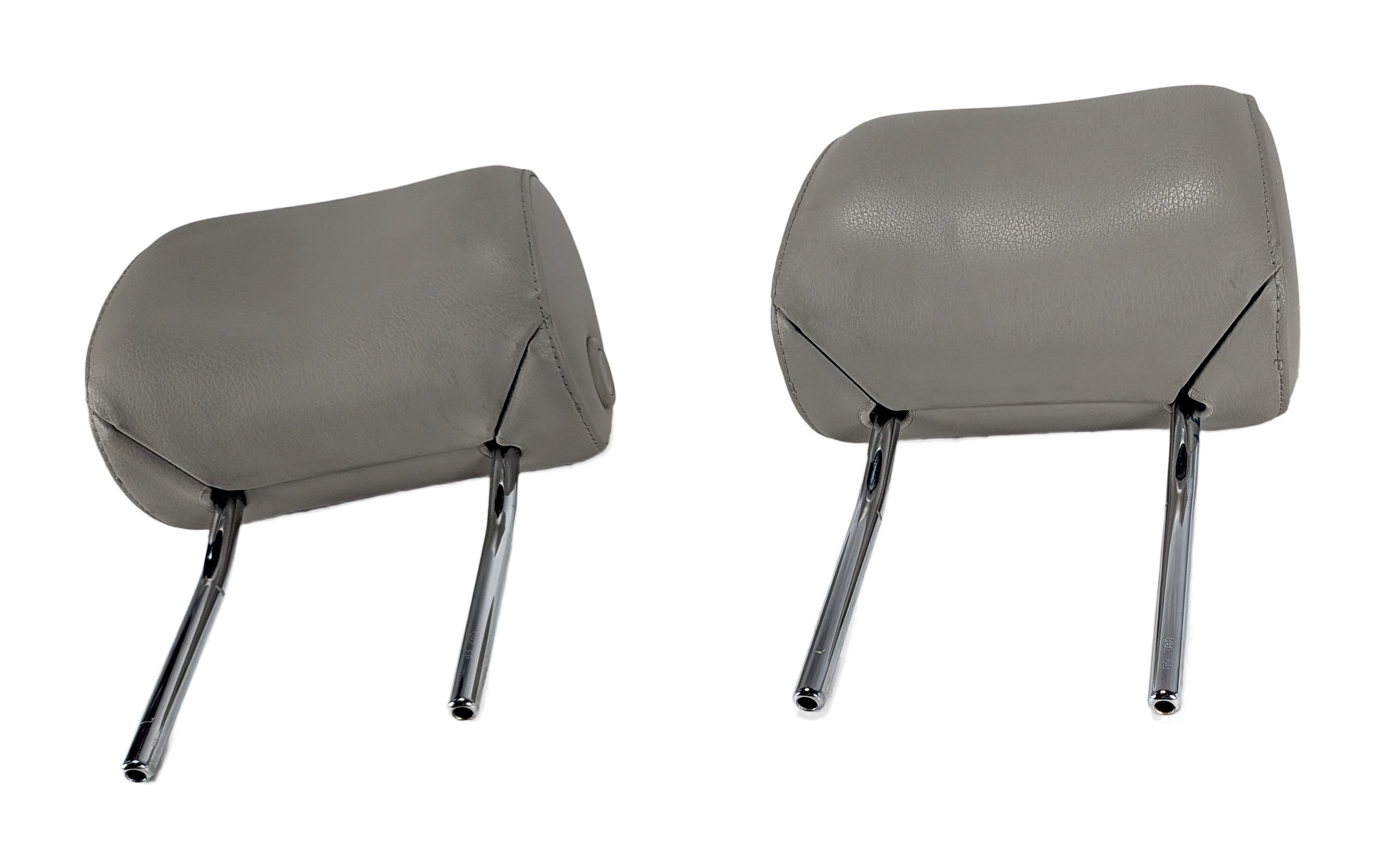 2009-2013 AUDI A3 HATCHBACK (8P) FRONT LEFT & RIGHT SEAT HEADREST SET-2 (Grey) — exact item pictured