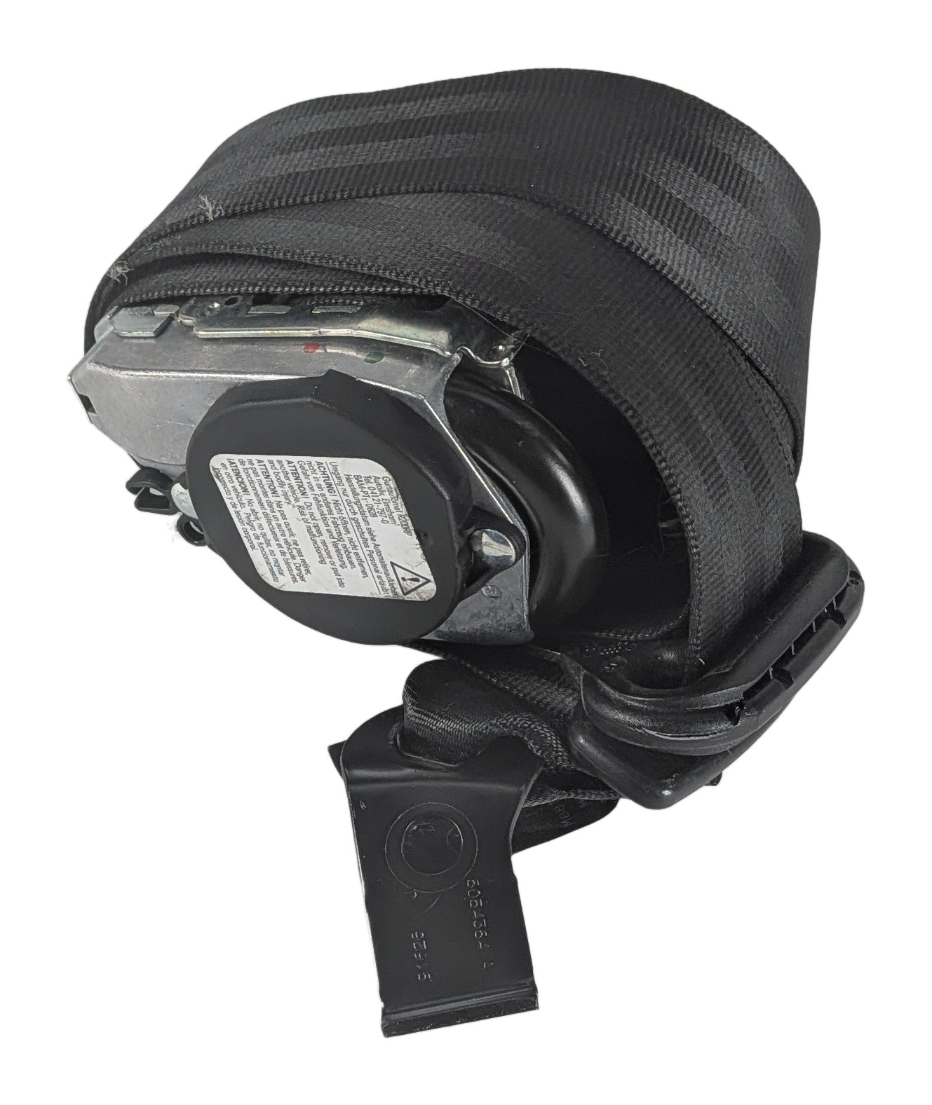 2006-2013 AUDI A3 (8P) FRONT LEFT DRIVER SEAT BELT SEATBELT RETRACTOR (Black) — exact item pictured