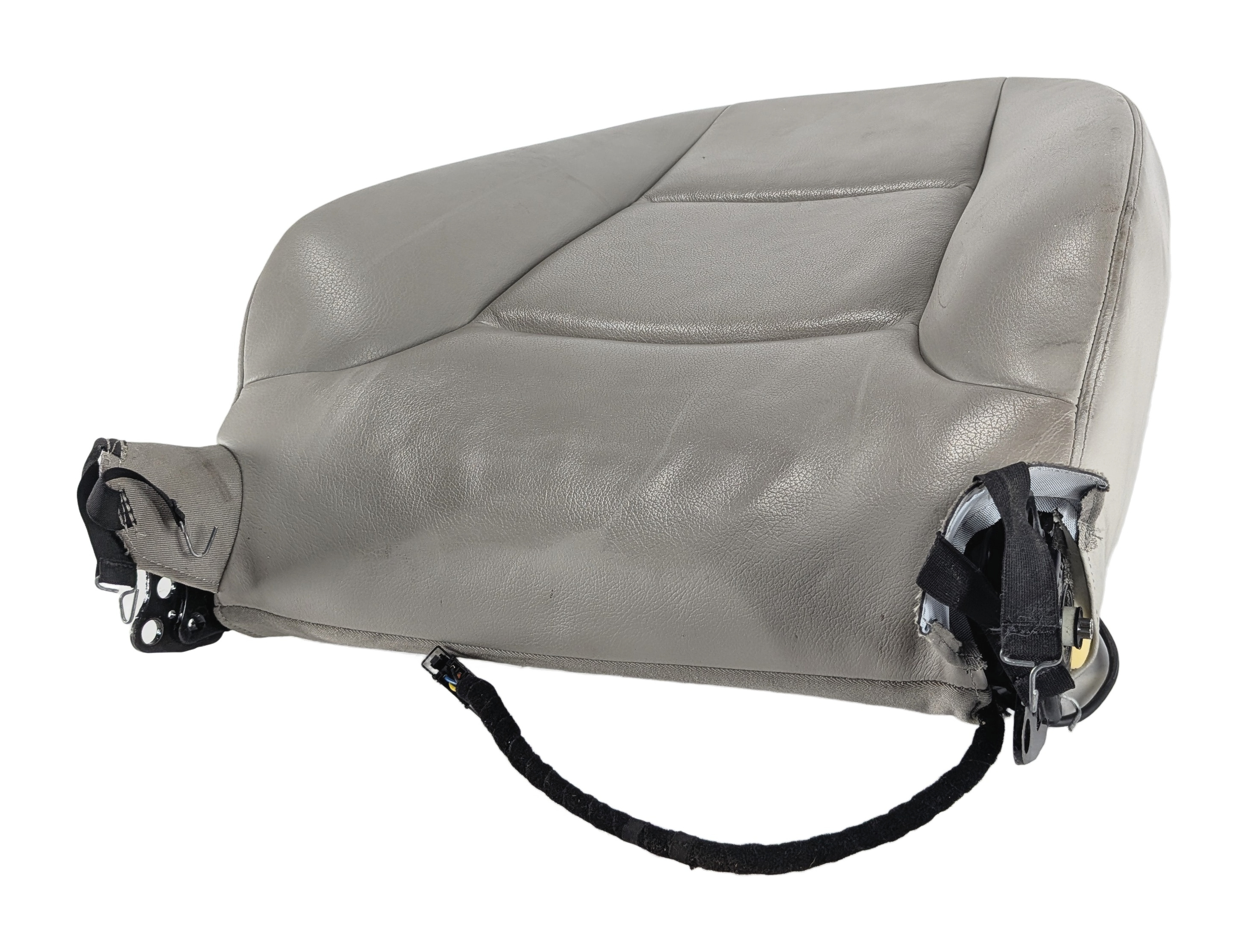 2010 AUDI A3 8P FRONT LEFT DRIVER SEAT BACK CUSHION HEATED (Grey) — exact item pictured