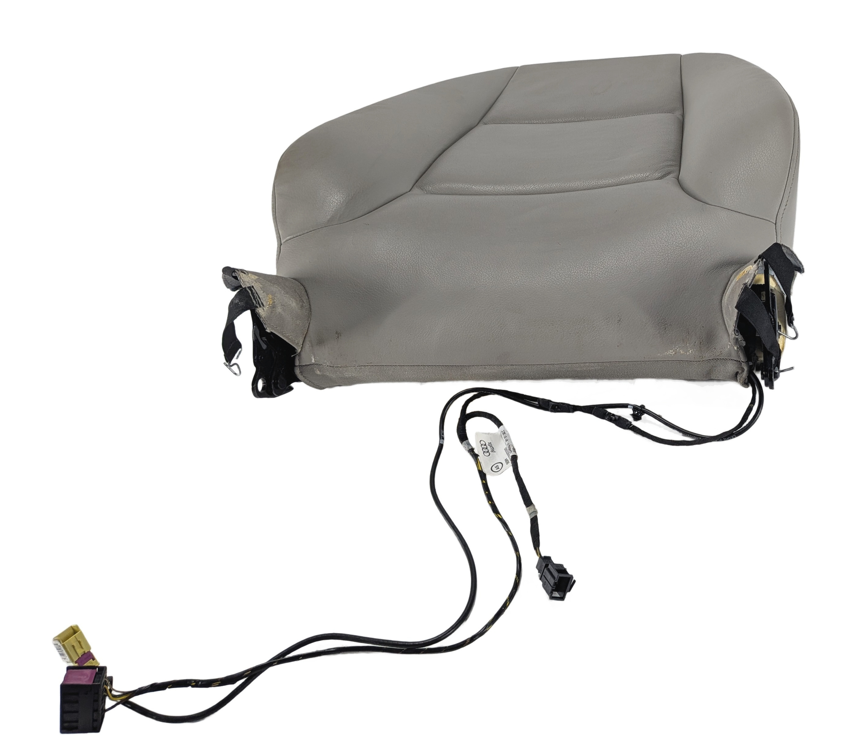 2010 AUDI A3 8P FRONT RIGHT PASSENGER SEAT BACK CUSHION HEATED (Grey) — exact item pictured