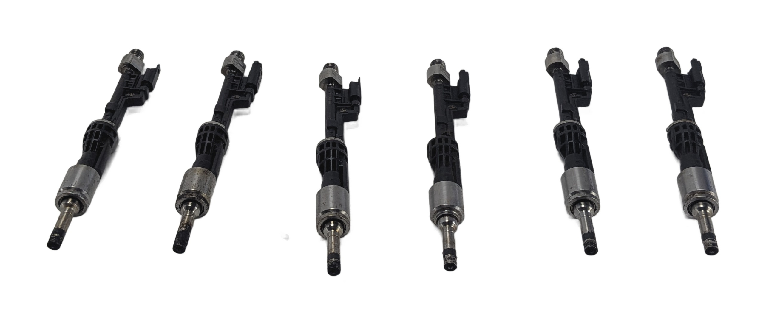 10-11 BMW 335i 535i X3 X5 X6 E87 F10 E70 E71 3.0L N55 TURBO FUEL INJECTOR SET/6 — exact item pictured