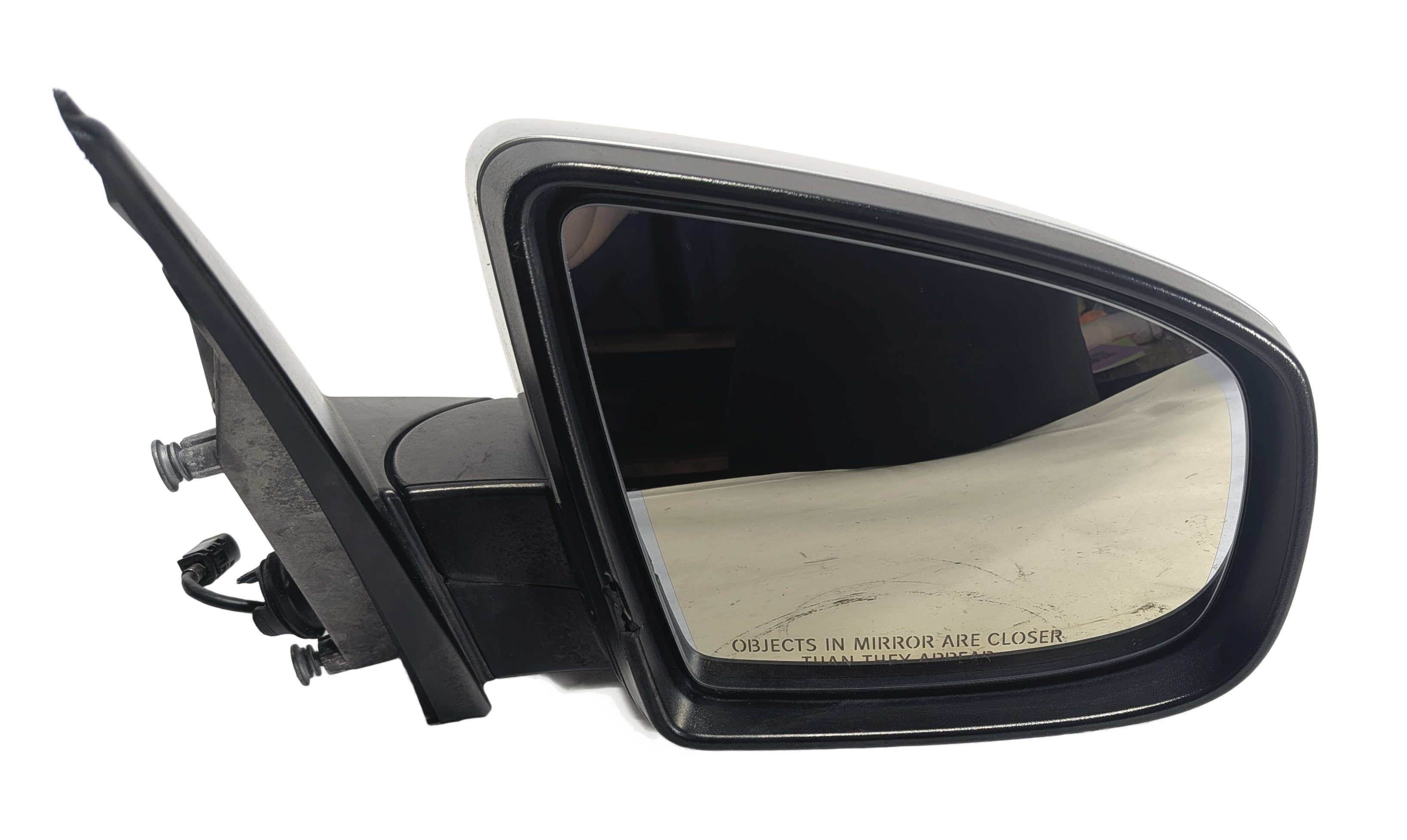 07-13 BMW X5 (E70) RIGHT PASSENGER P-FOLD AUTO DIM HEATED DOOR MIRROR (Silver) — exact item pictured