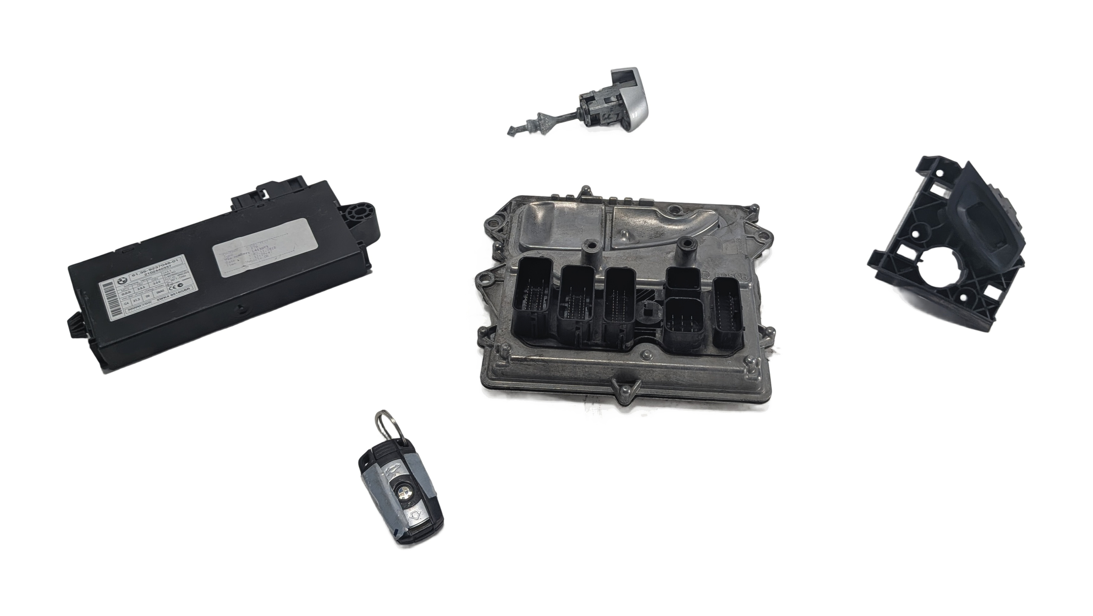 11-12 BMW 135i 335i X5 X6 (E70 E71 E90) 3.0L N55 ENGINE MODULE DME CAS3 KEY SET — exact item pictured