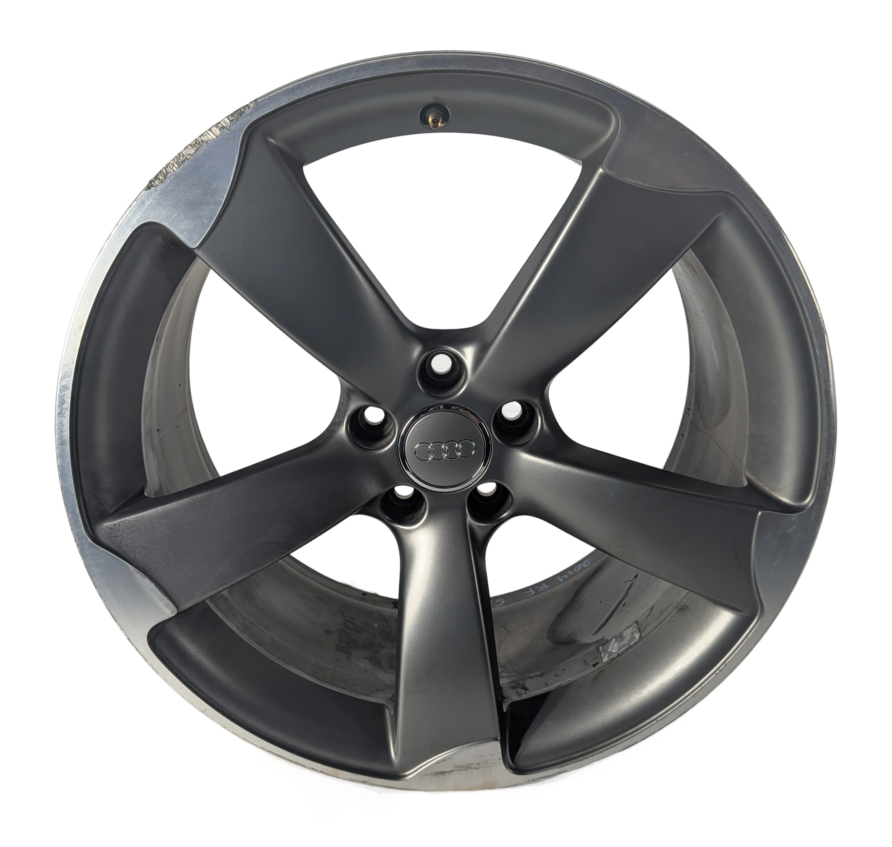 13-17 AUDI S5 (B8 8T) 19X9 INCH 5 SOLID SPOKE ALUMINUM WHEEL RIM — exact item pictured