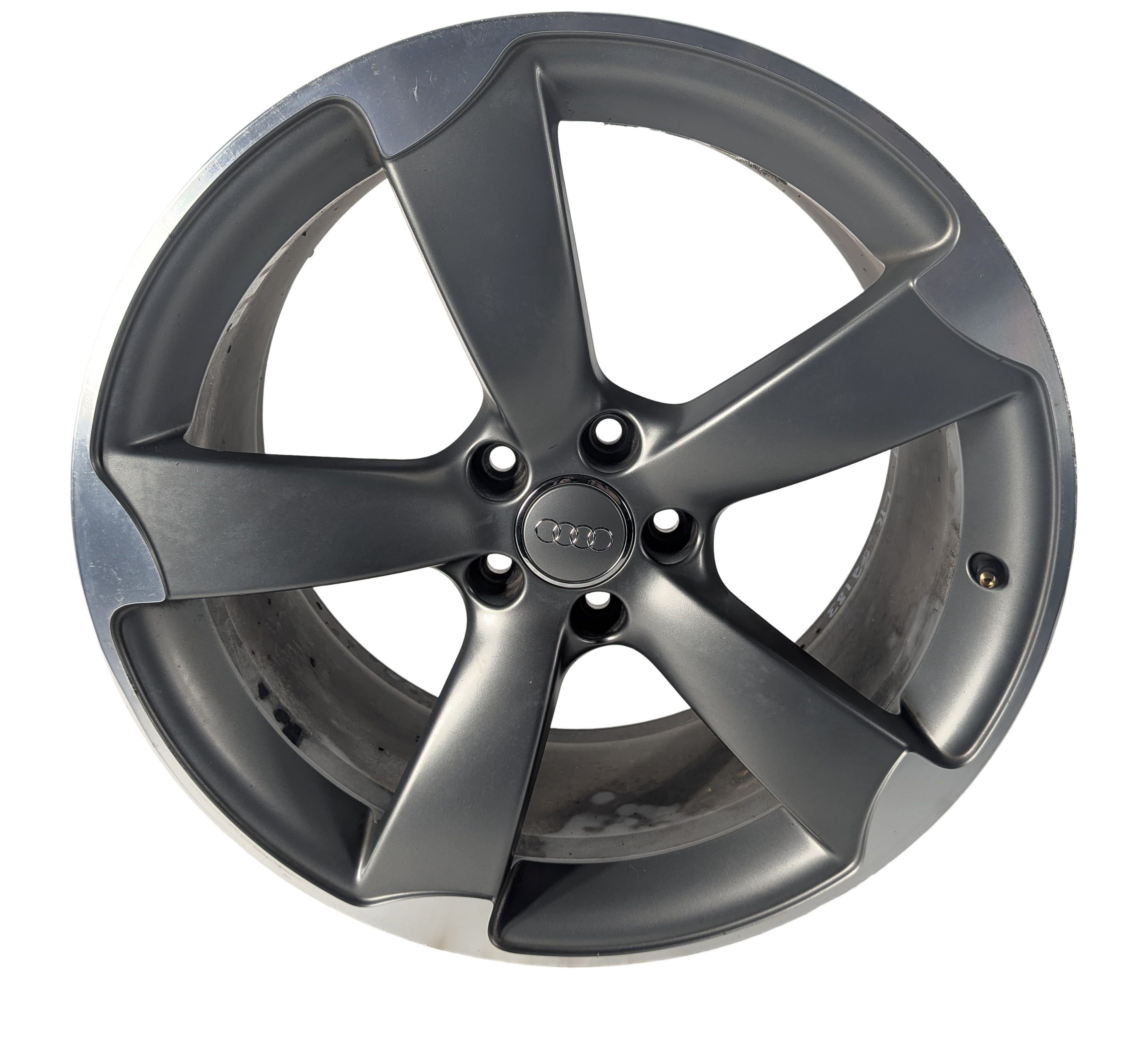 13-17 AUDI S5 (B8 8T) 19X9 INCH 5 SOLID SPOKE ALUMINUM WHEEL RIM — exact item pictured