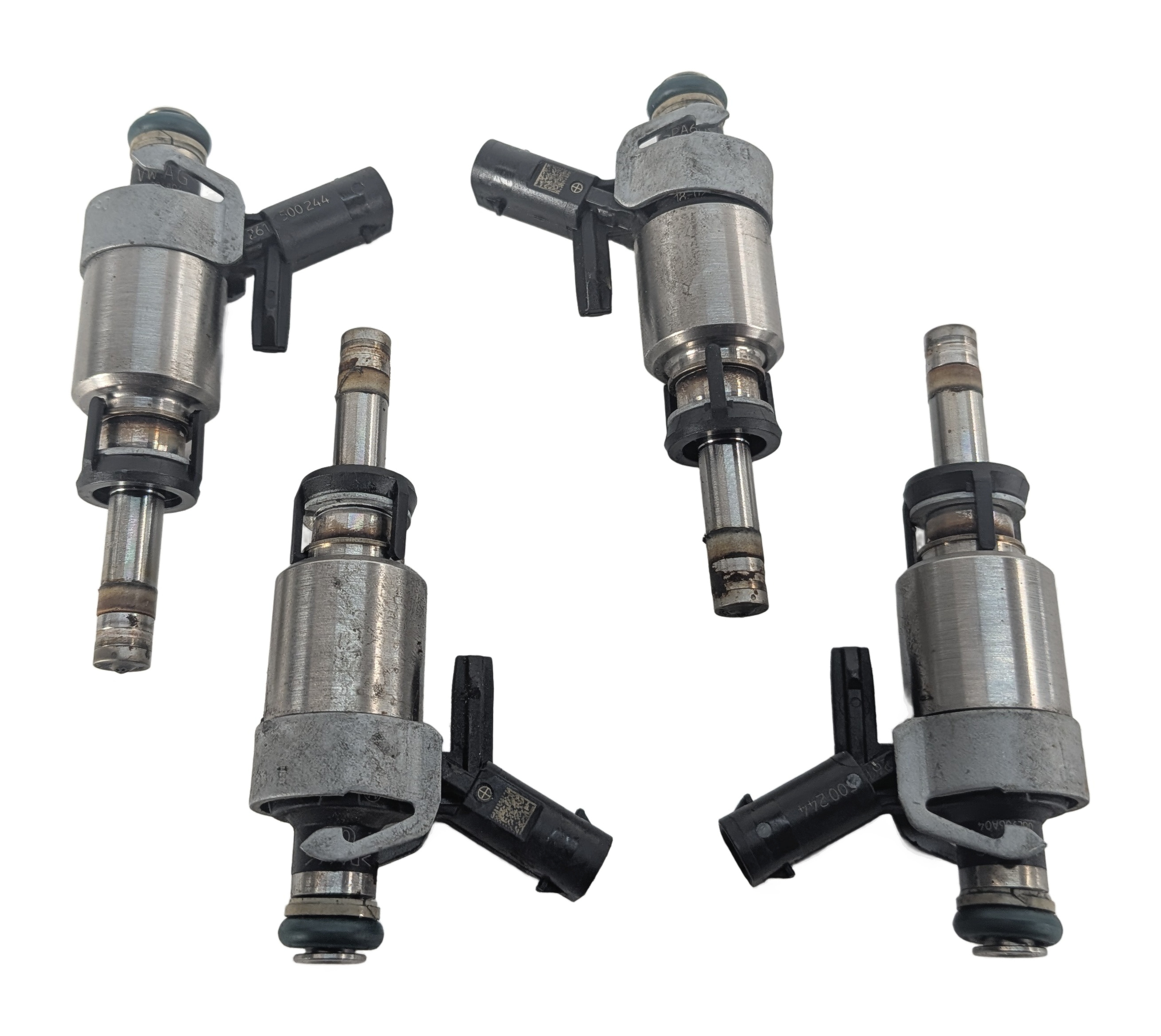 15-20 AUDI A3 A4 A5 A6 Q7 S3 TT (B8 8K 8T 8V 8WS) 2.0L TURBO FUEL INJECTOR SET 4 — exact item pictured