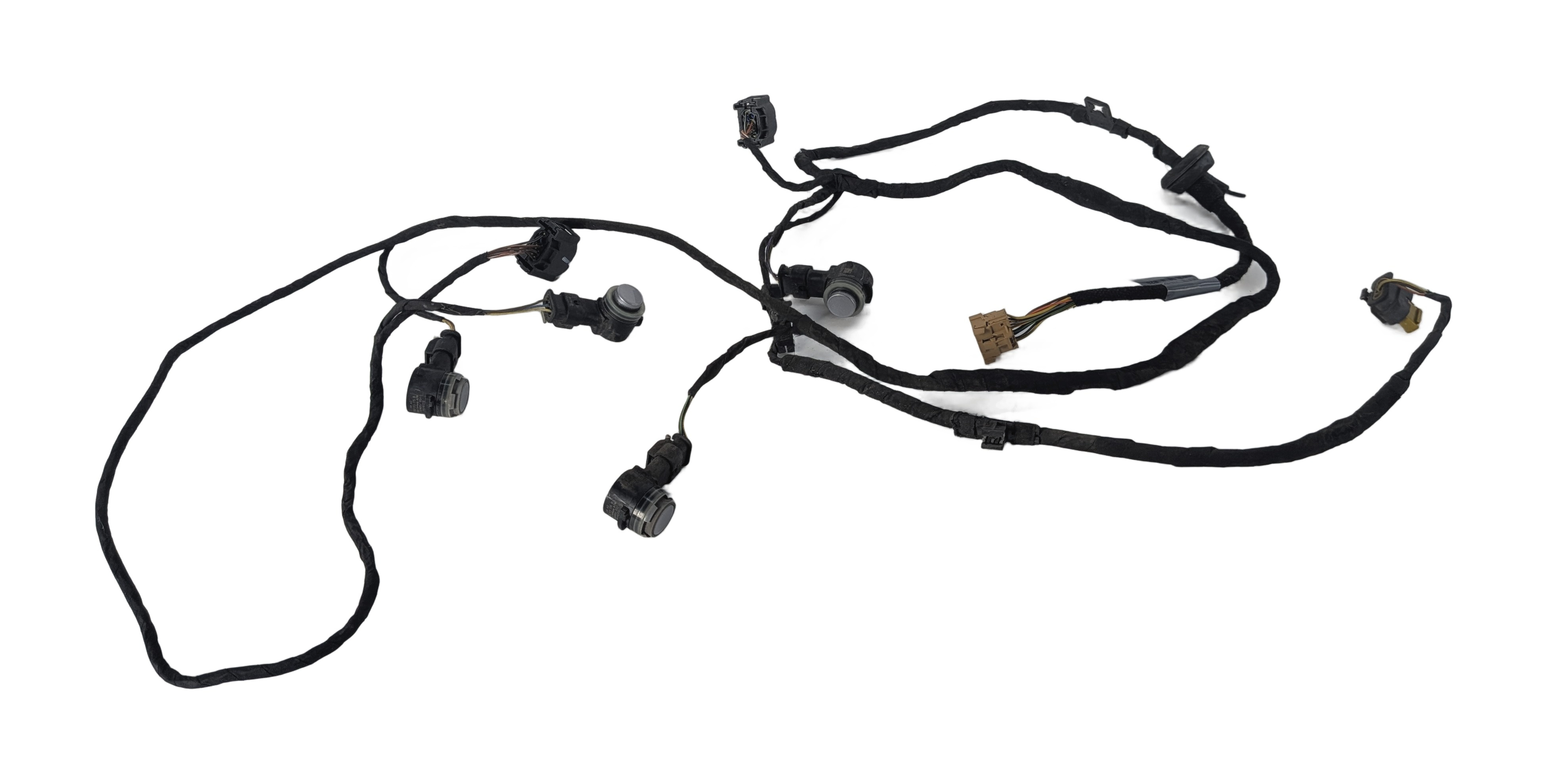 18 AUDI A4 B9 REAR BUMPER PARK ASSIST PDC SENSOR SET/4 (Silver) — exact item pictured