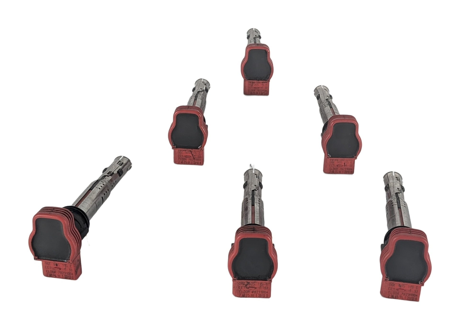 2005-2017 AUDI A4 S4 A5 S5 A6 S6 A7 A8 Q5 SQ5 Q7 R8 S8 IGNITION COIL SET 6 — exact item pictured
