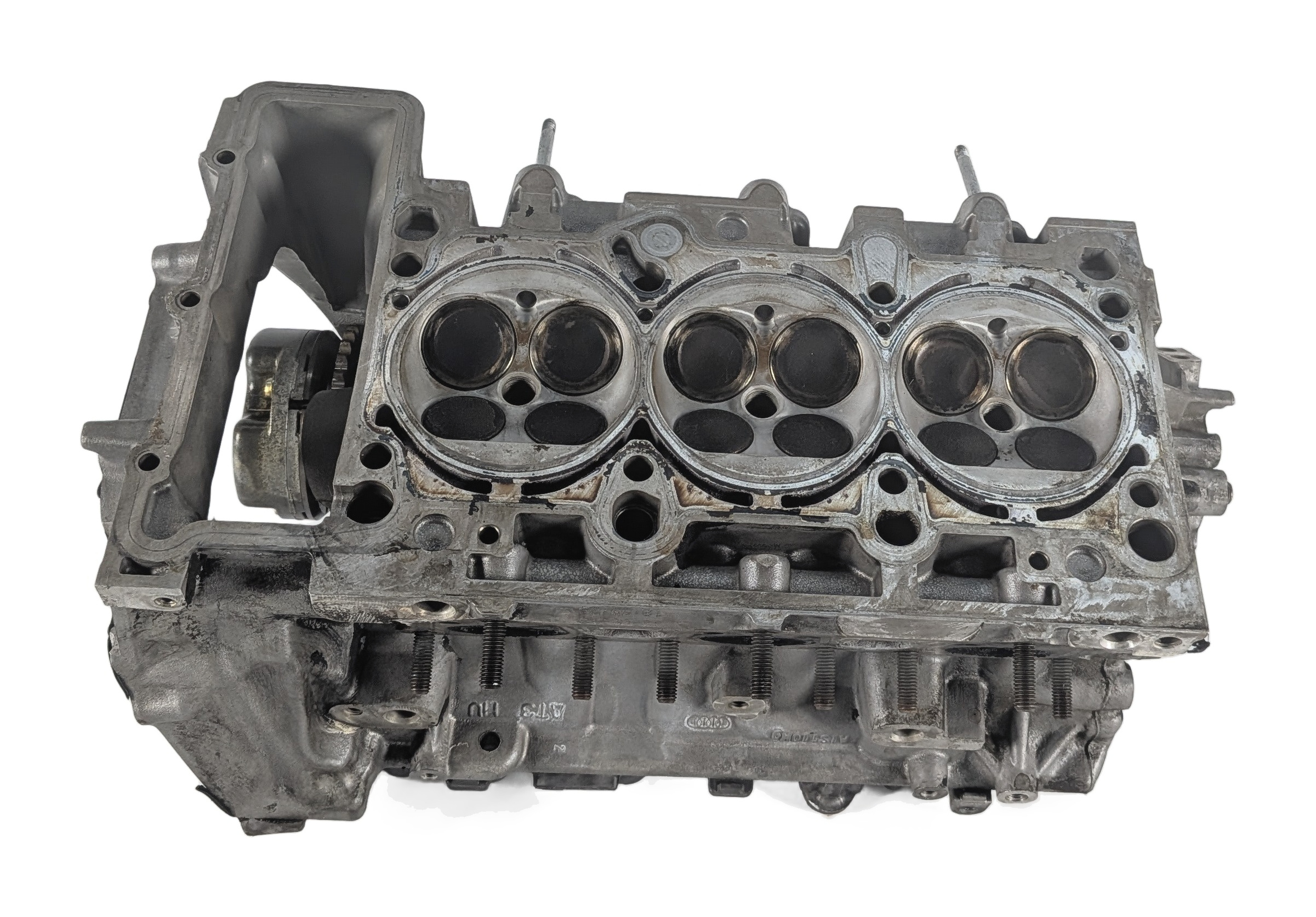 12-15 AUDI A6 A7 Q7 (C7 4G8 4L) 3.0L SUPERCHARGED ENGINE LEFT CYLINDER HEAD — exact item pictured