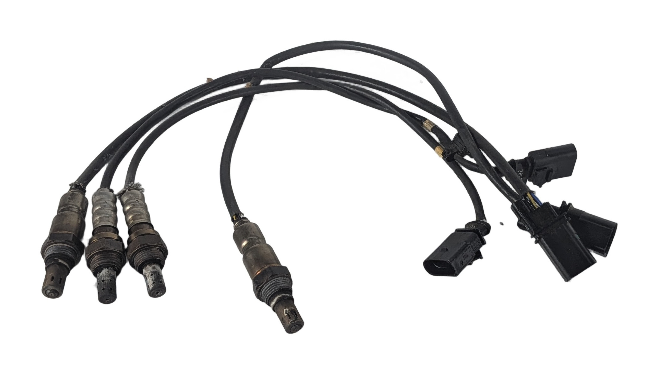 2014 AUDI A7 (C7 4G) 3.0L SUPER (CTUA) ENGINE OXYGEN O2 LAMBDA SENSOR SET/4 — exact item pictured